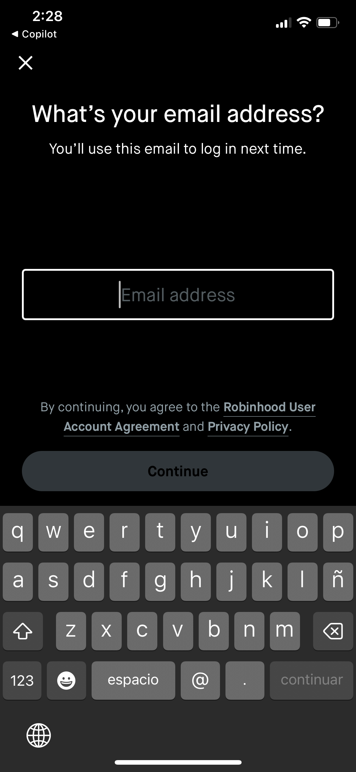 robinhood app screenshot 173