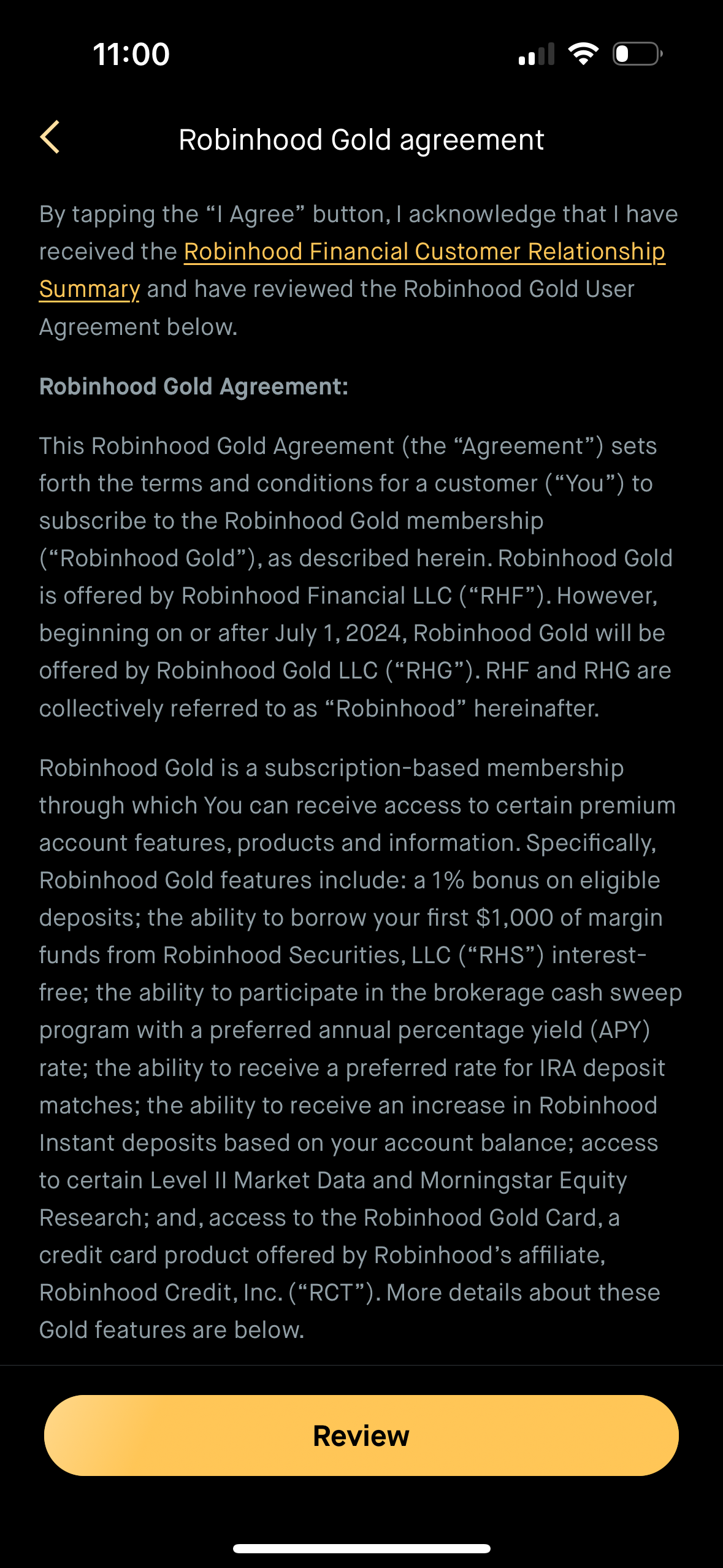 robinhood app screenshot 136