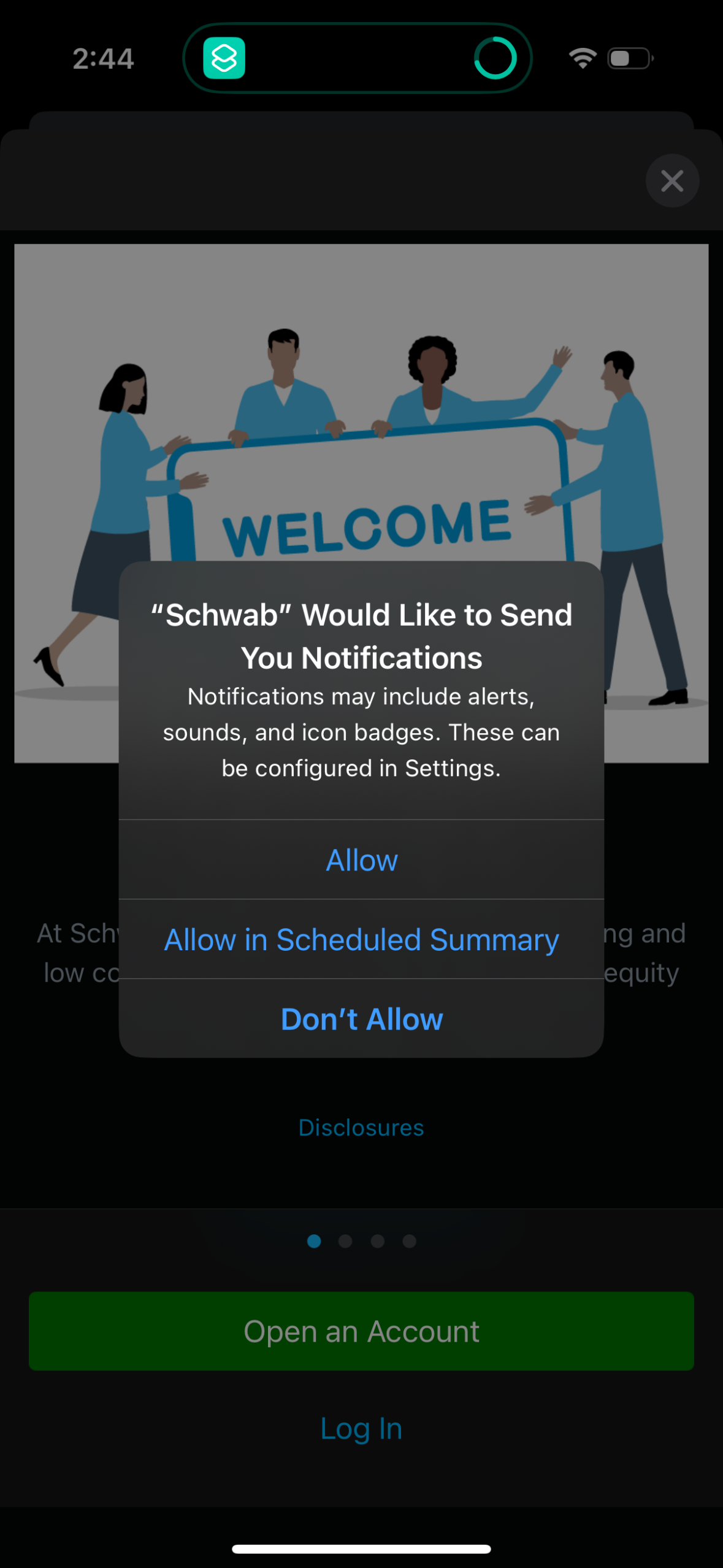 schwab app screenshot 4