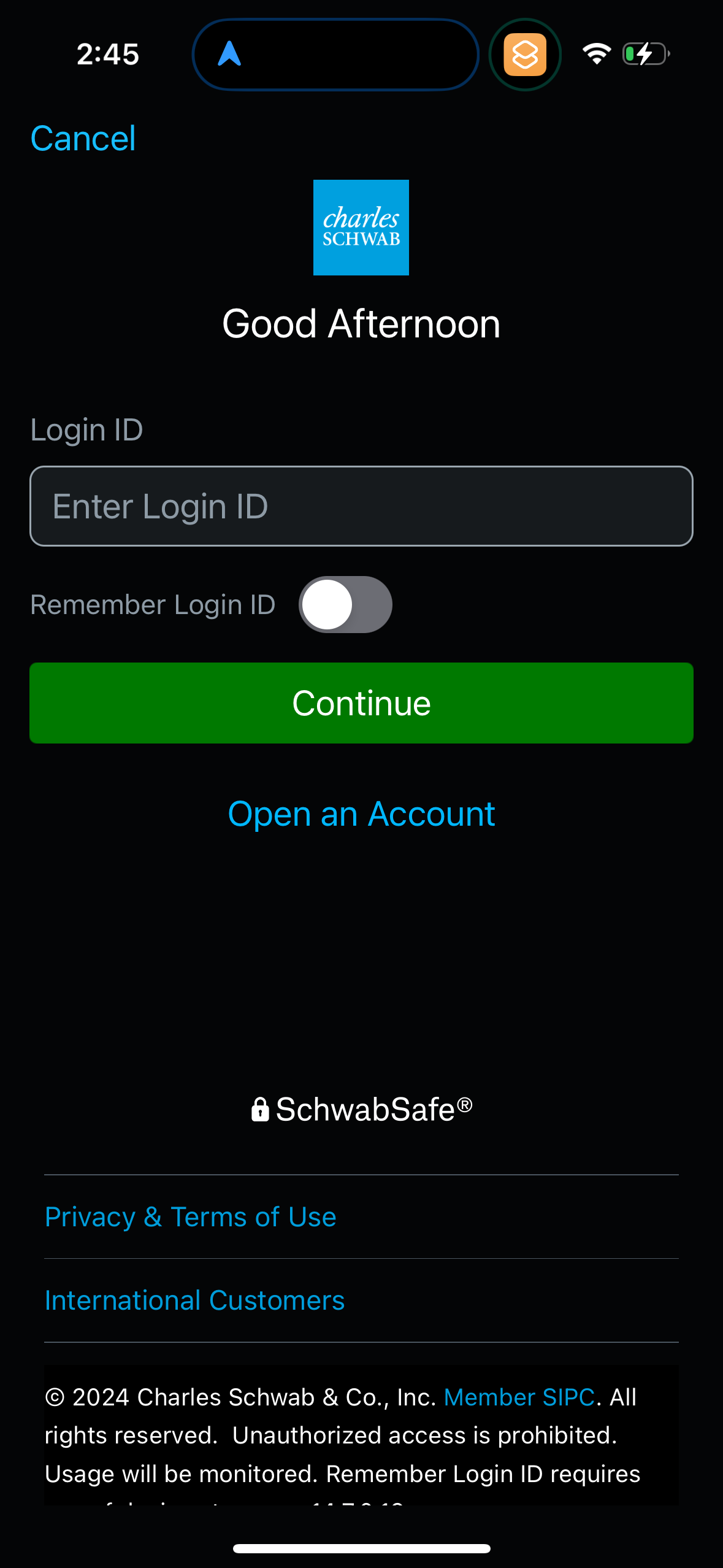schwab app screenshot 21