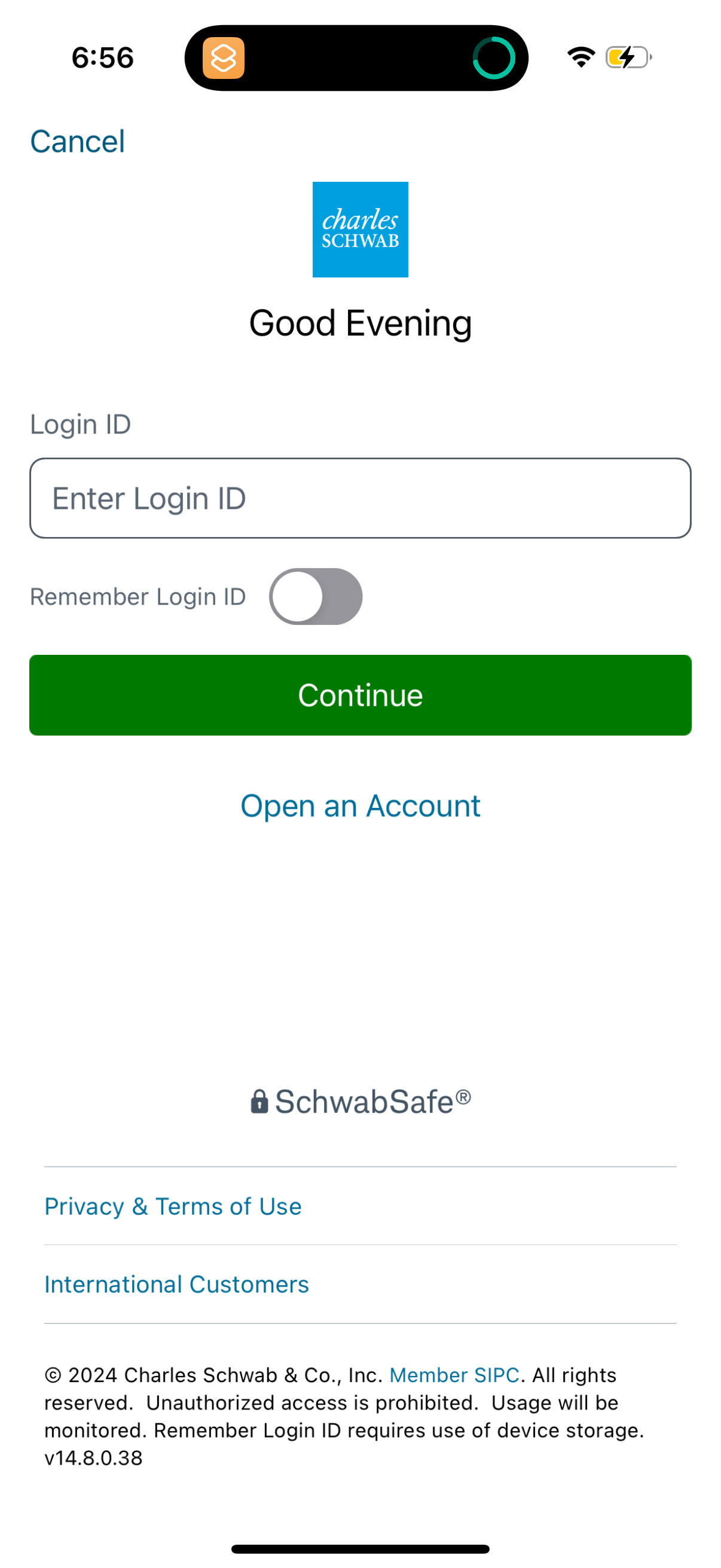 schwab app screenshot 16