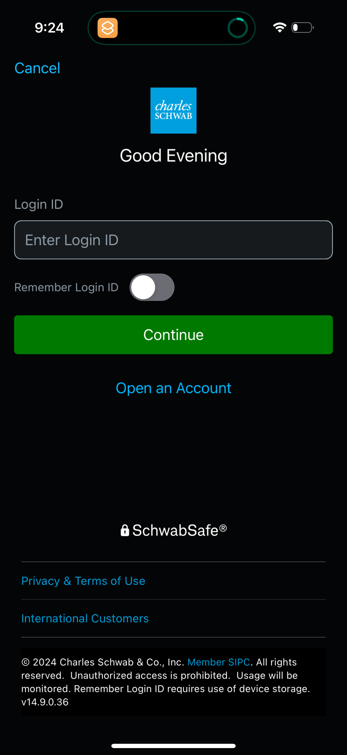 schwab app screenshot 12