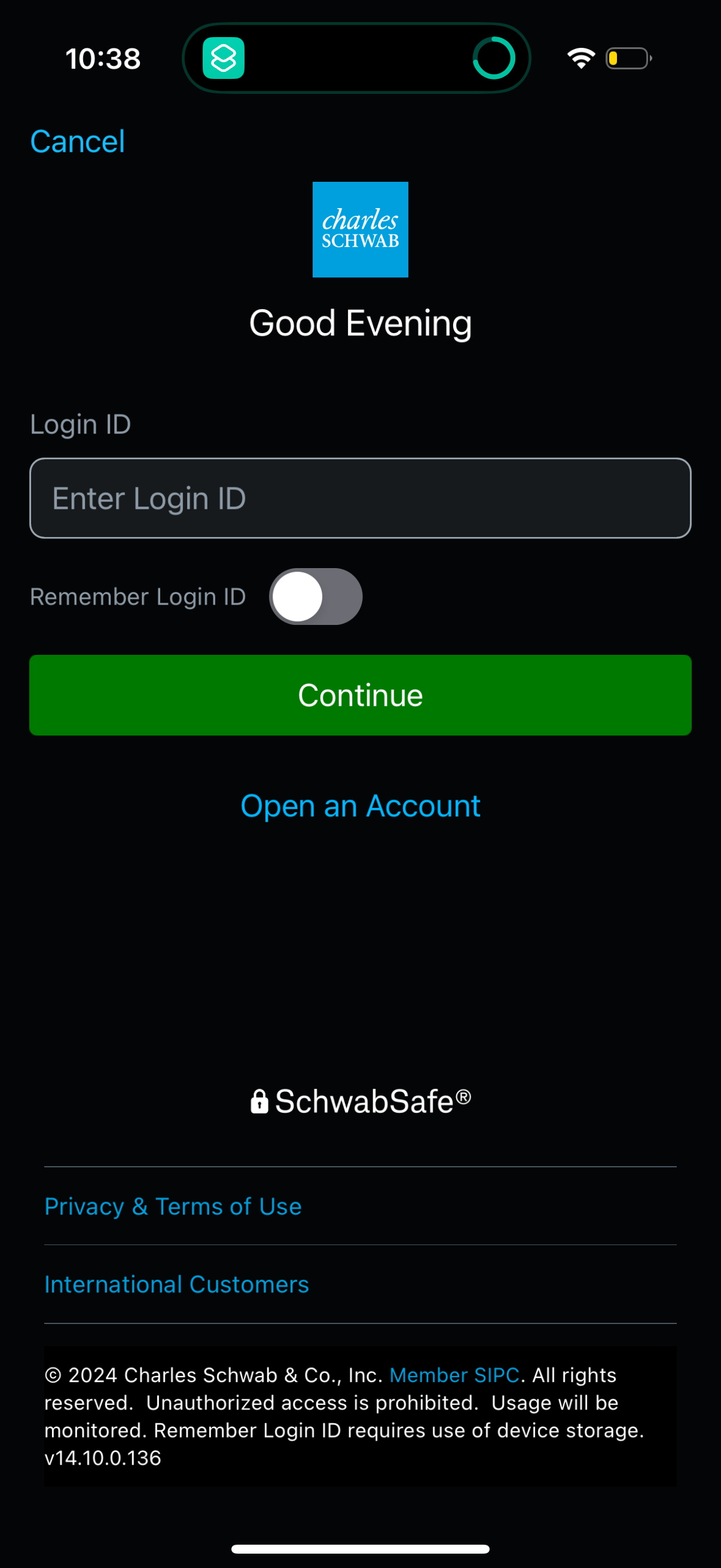schwab app screenshot 9