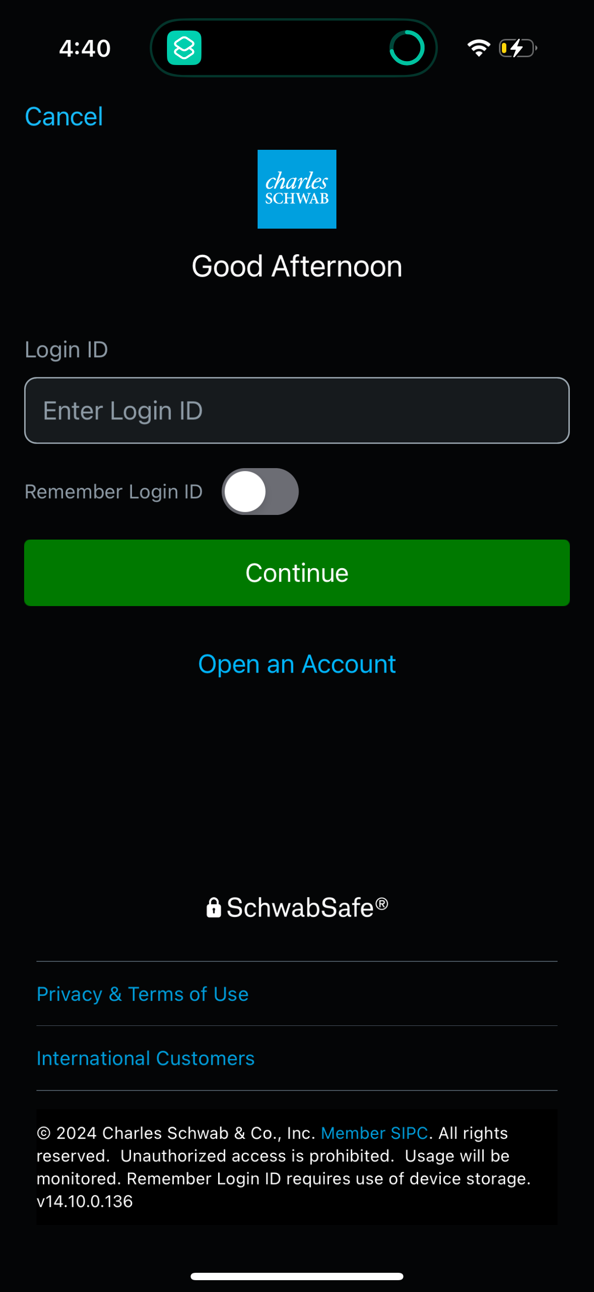 schwab app screenshot 7