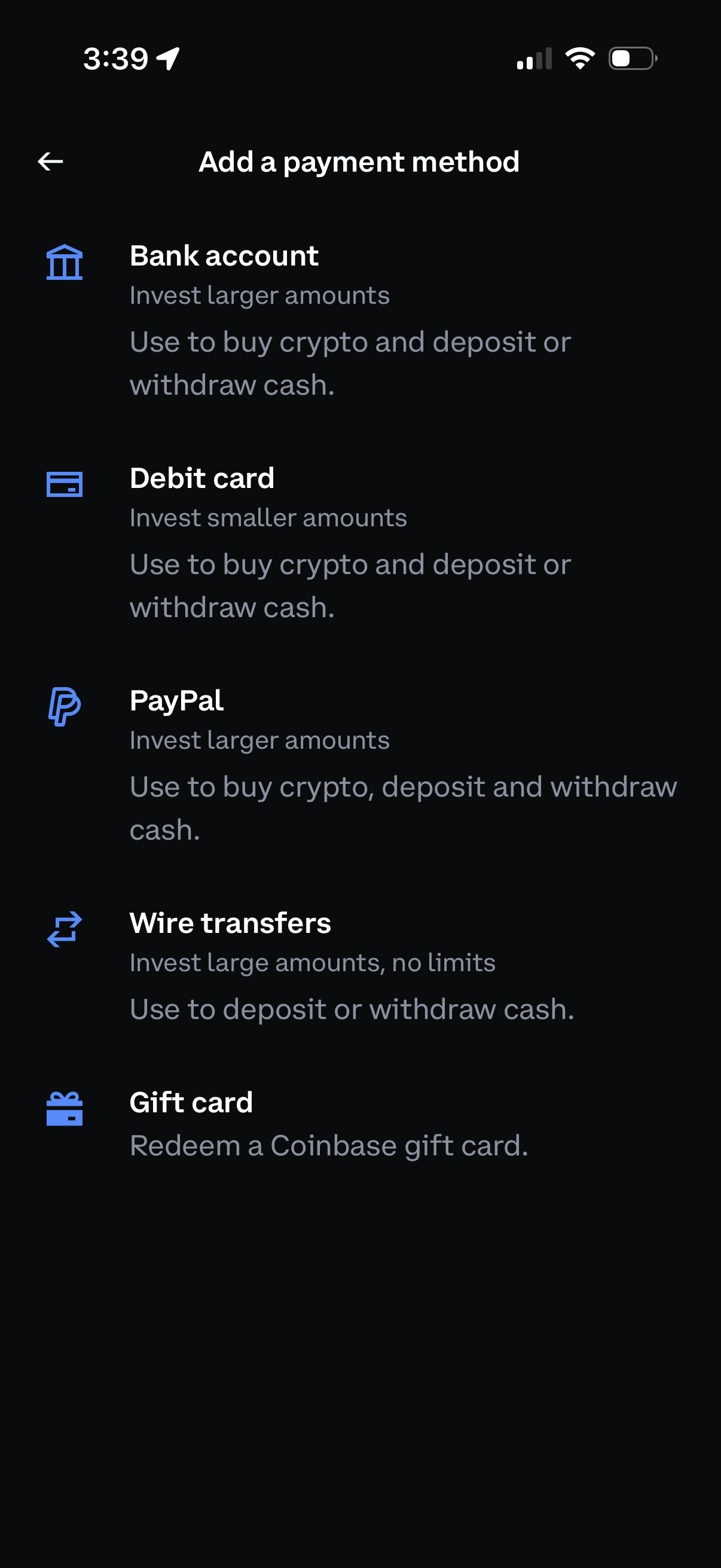 coinbase app screenshot 25