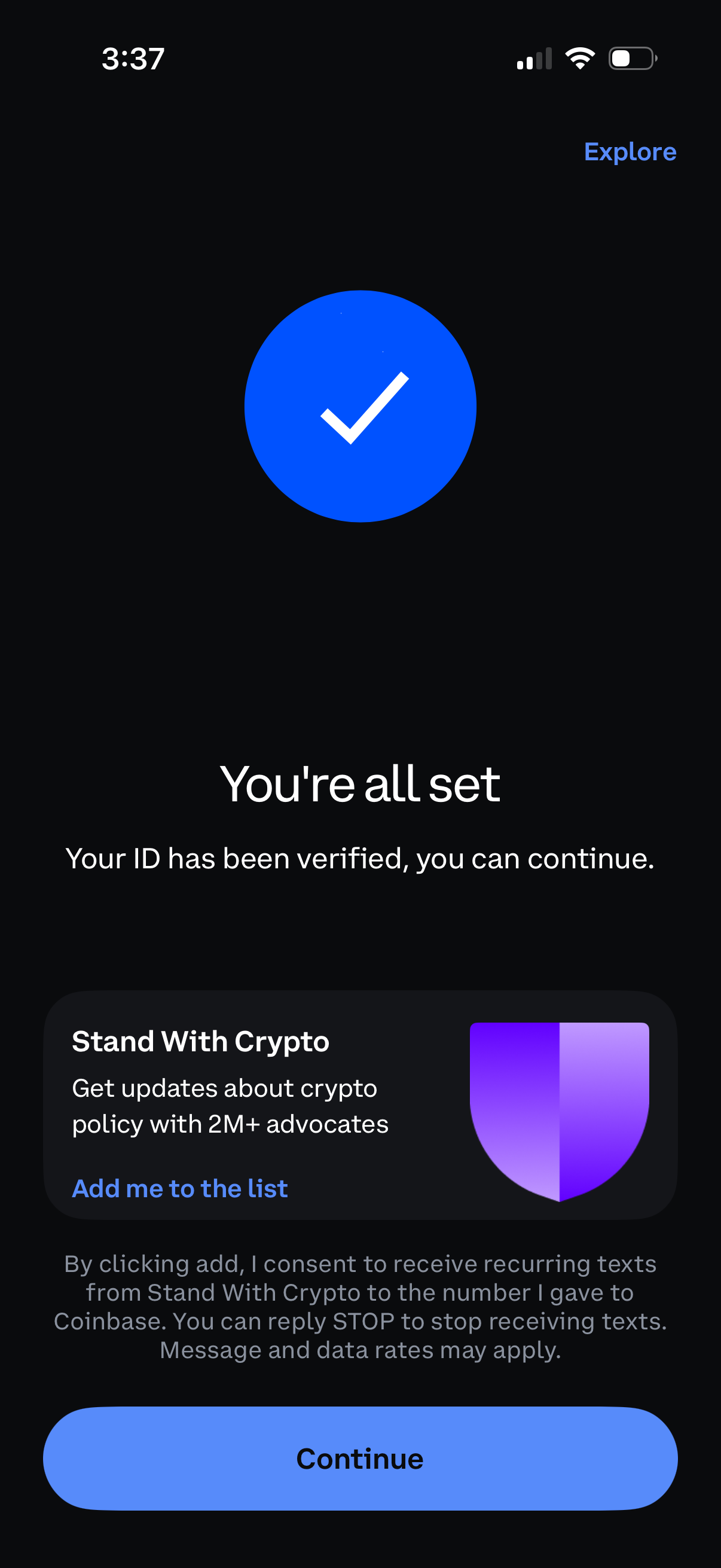 coinbase app screenshot 20