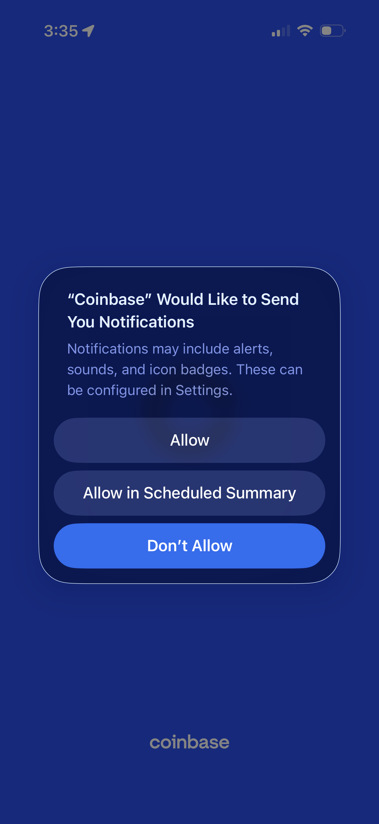 coinbase app screenshot 43