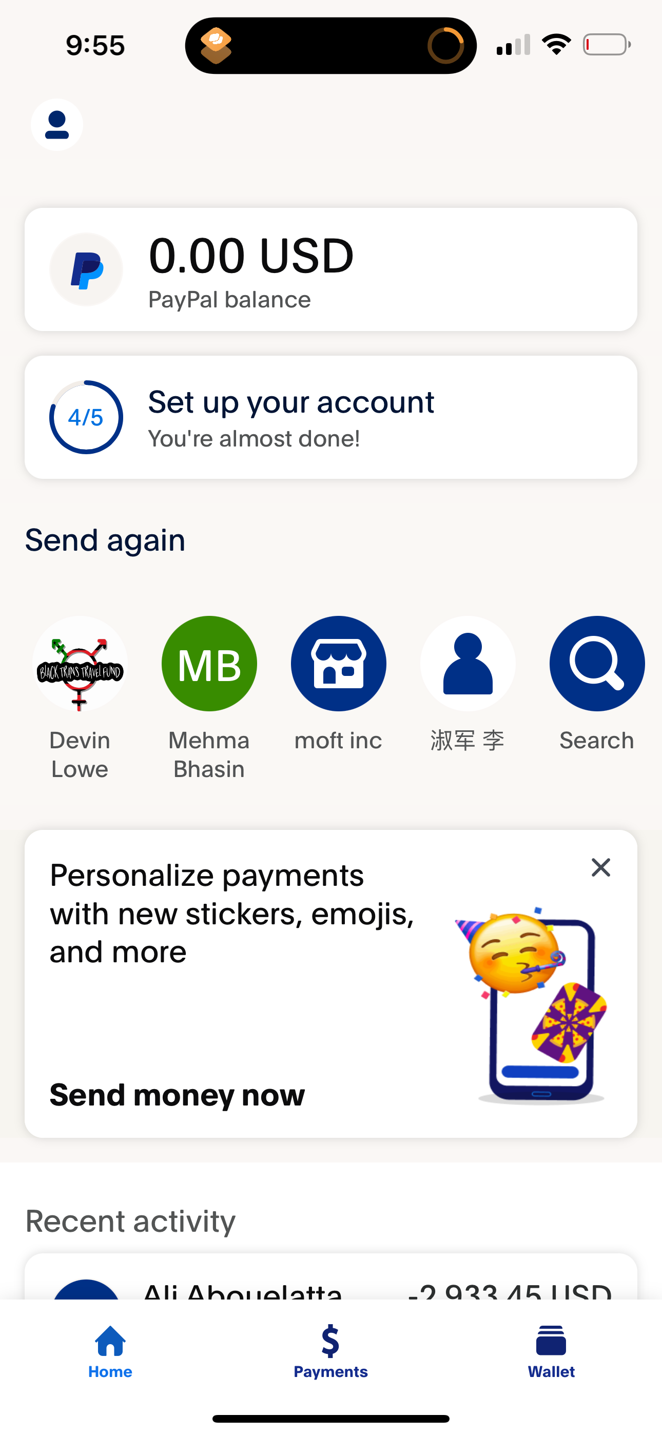 paypal app screenshot 47