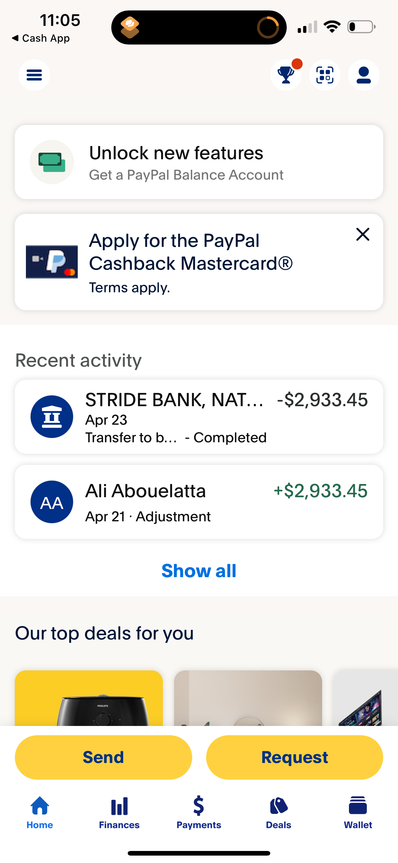 paypal app screenshot 44