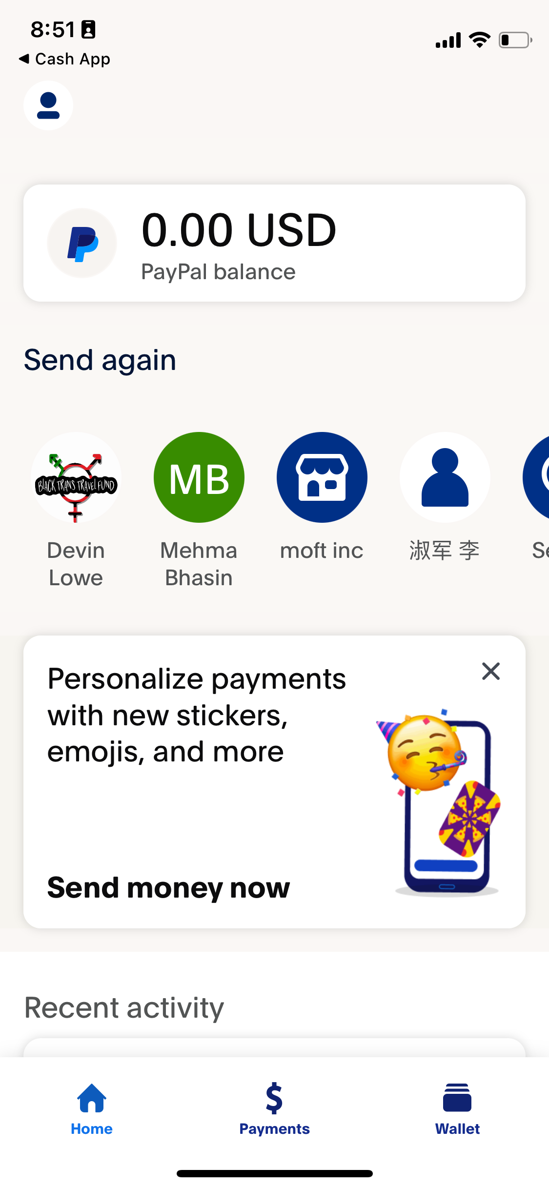 paypal app screenshot 43