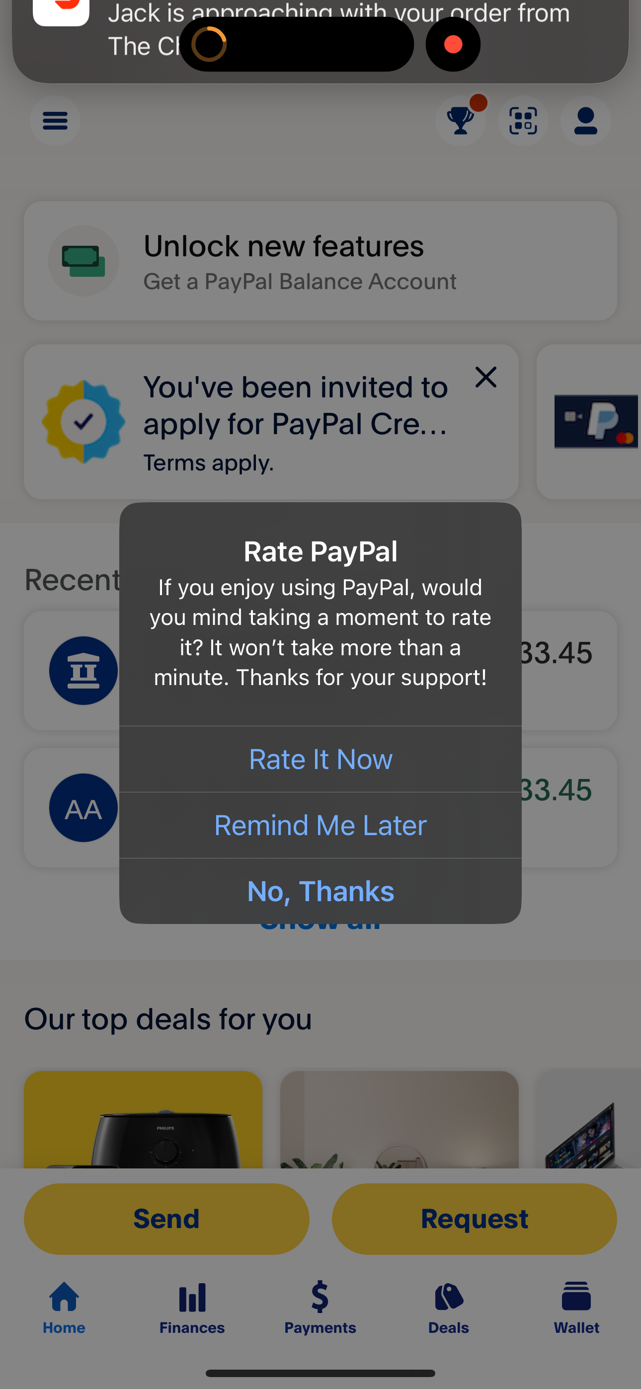 paypal app screenshot 45