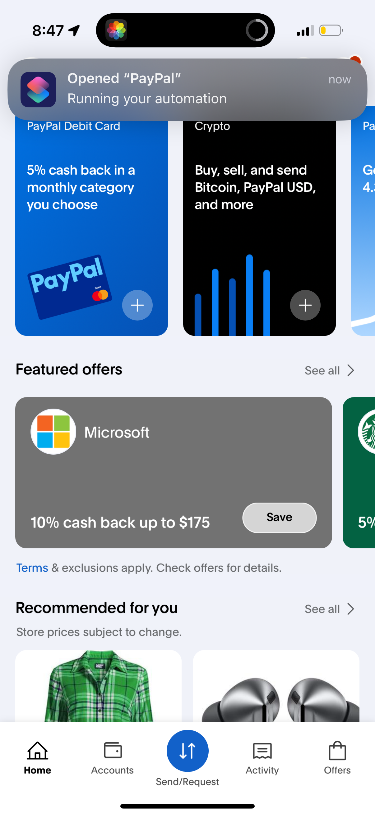 paypal app screenshot 11