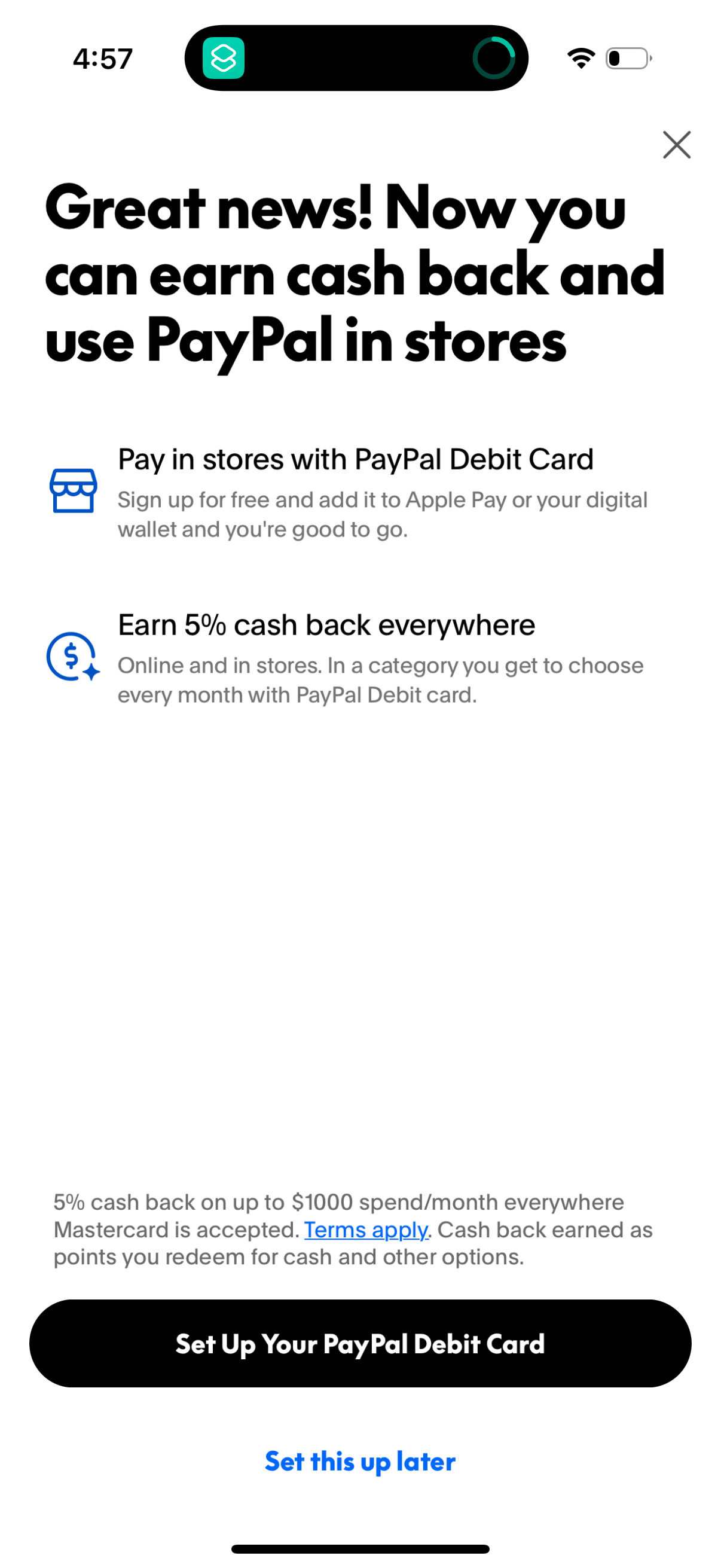 paypal app screenshot 9