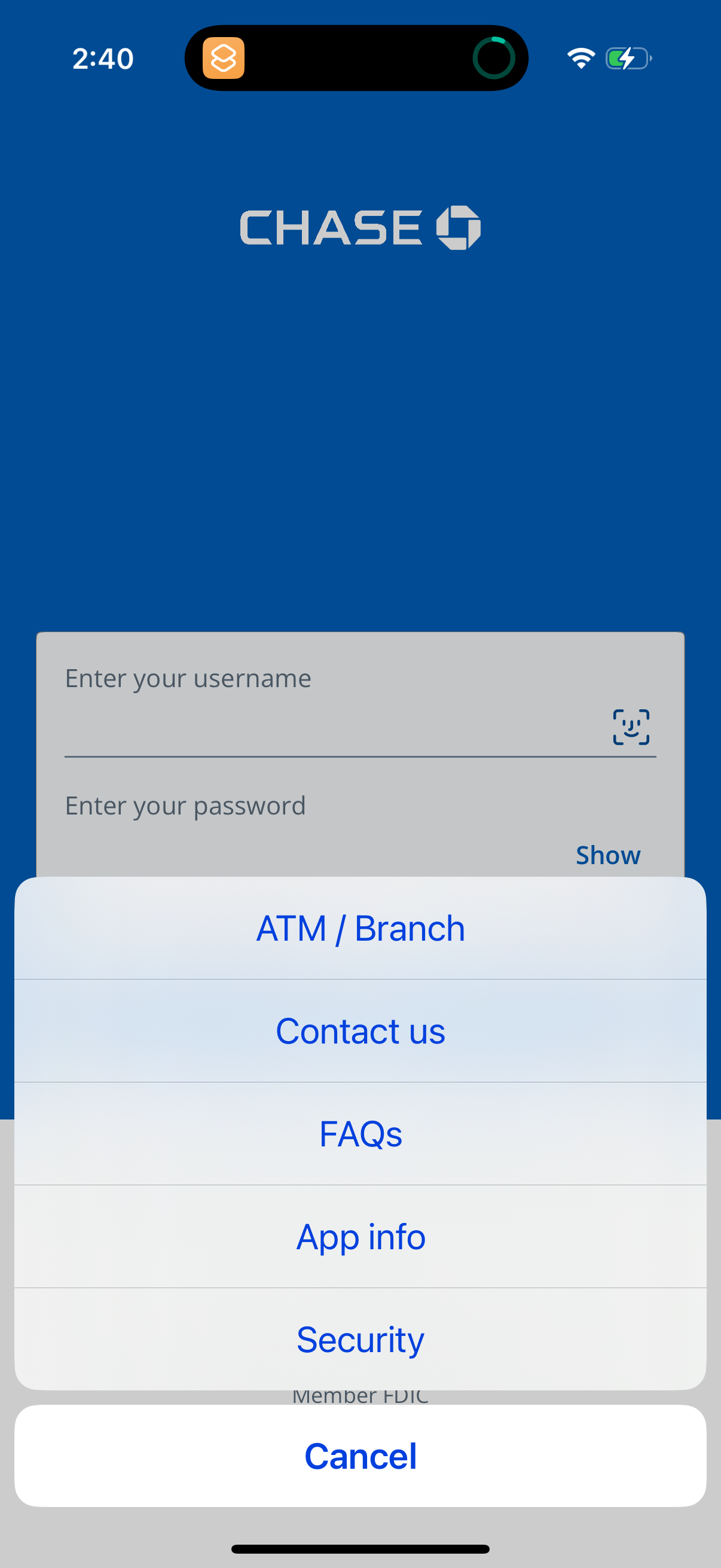 chase app screenshot 2