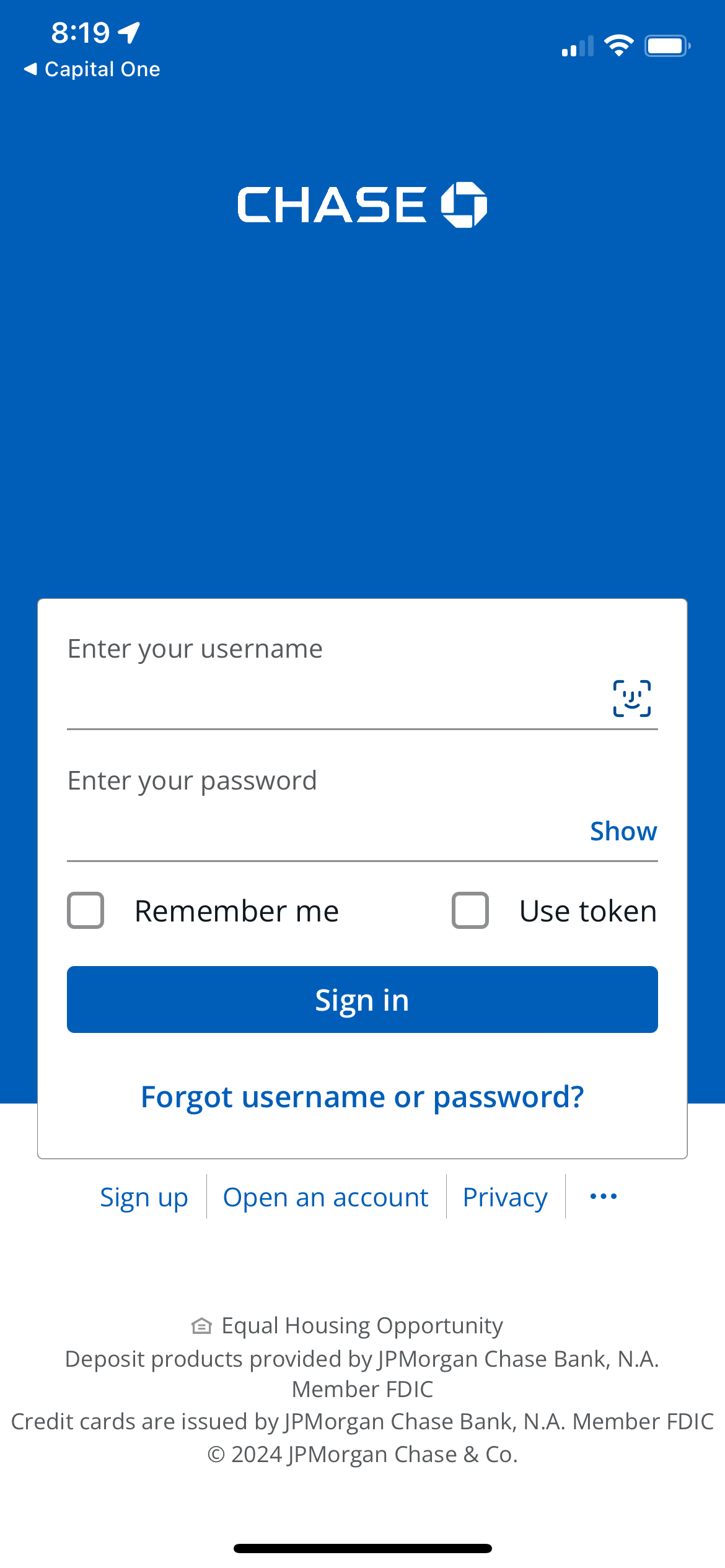 chase app screenshot 16