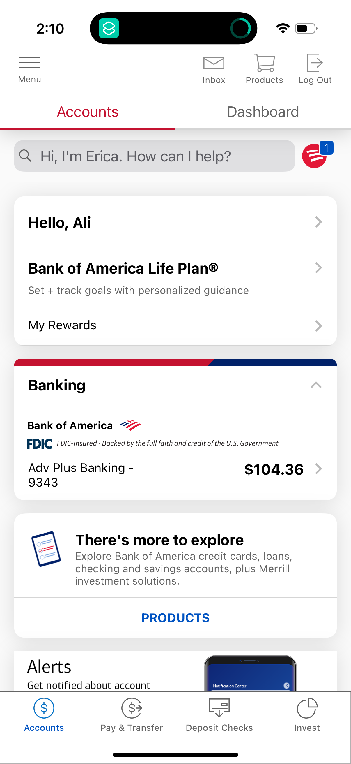 bofa app screenshot 7