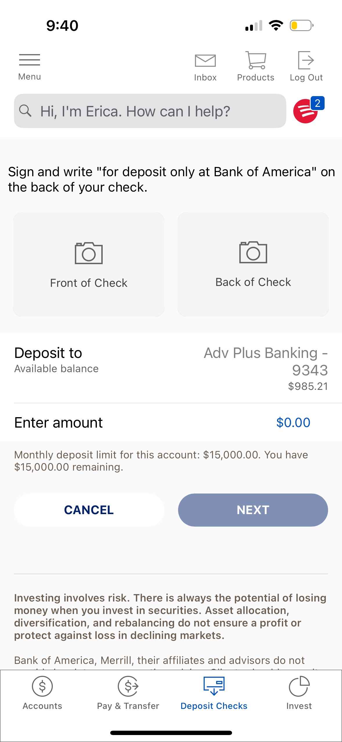 bofa app screenshot 21