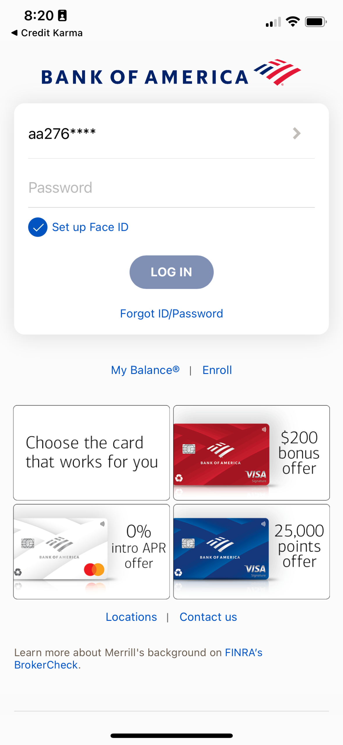 bofa app screenshot 18