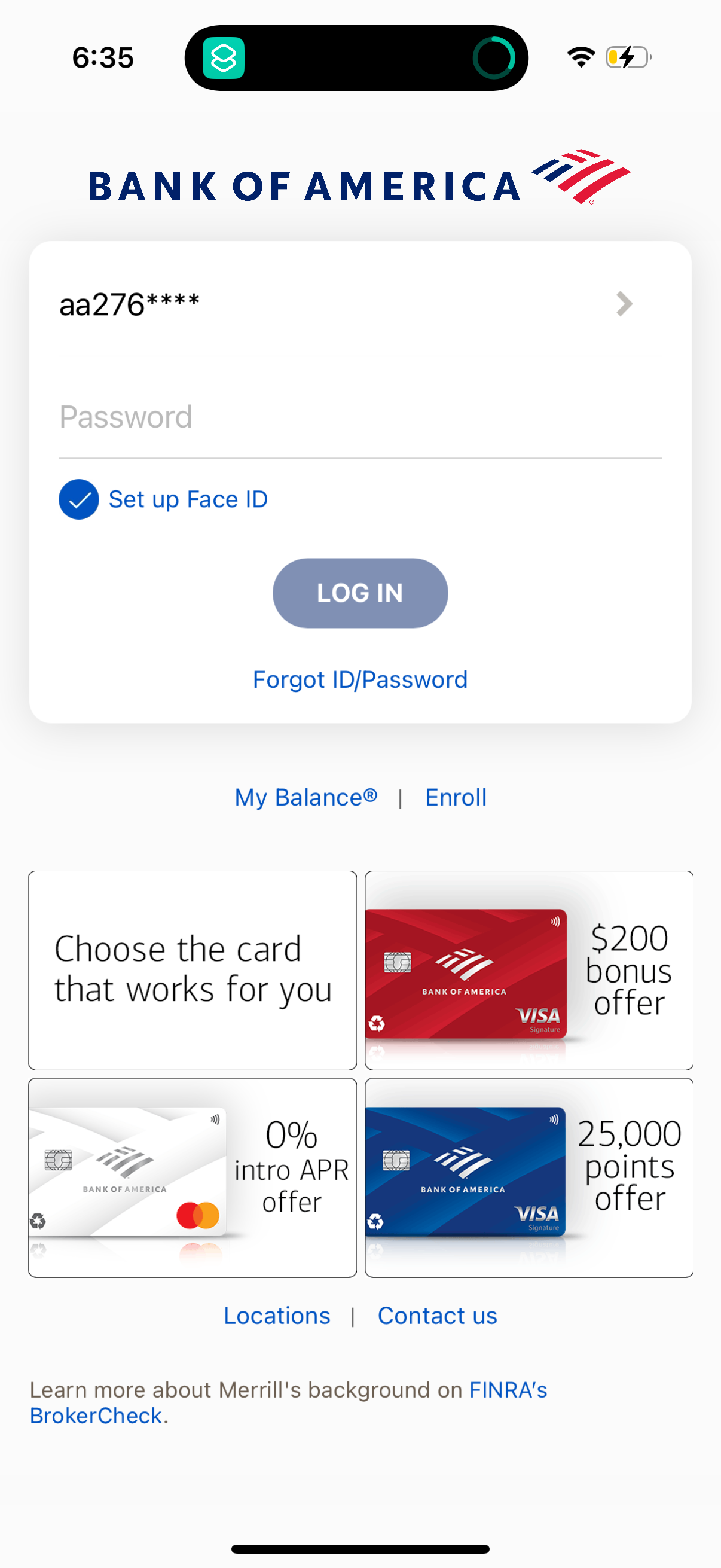 bofa app screenshot 17