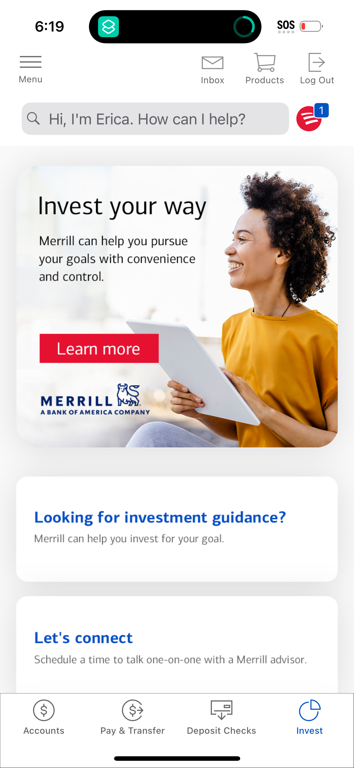 bofa app screenshot 4