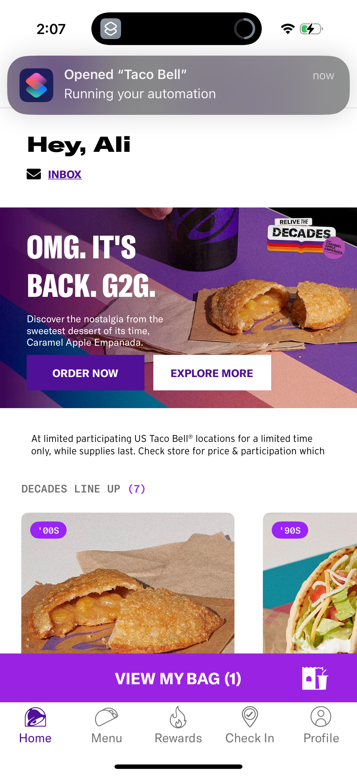 taco-bell app screenshot 28