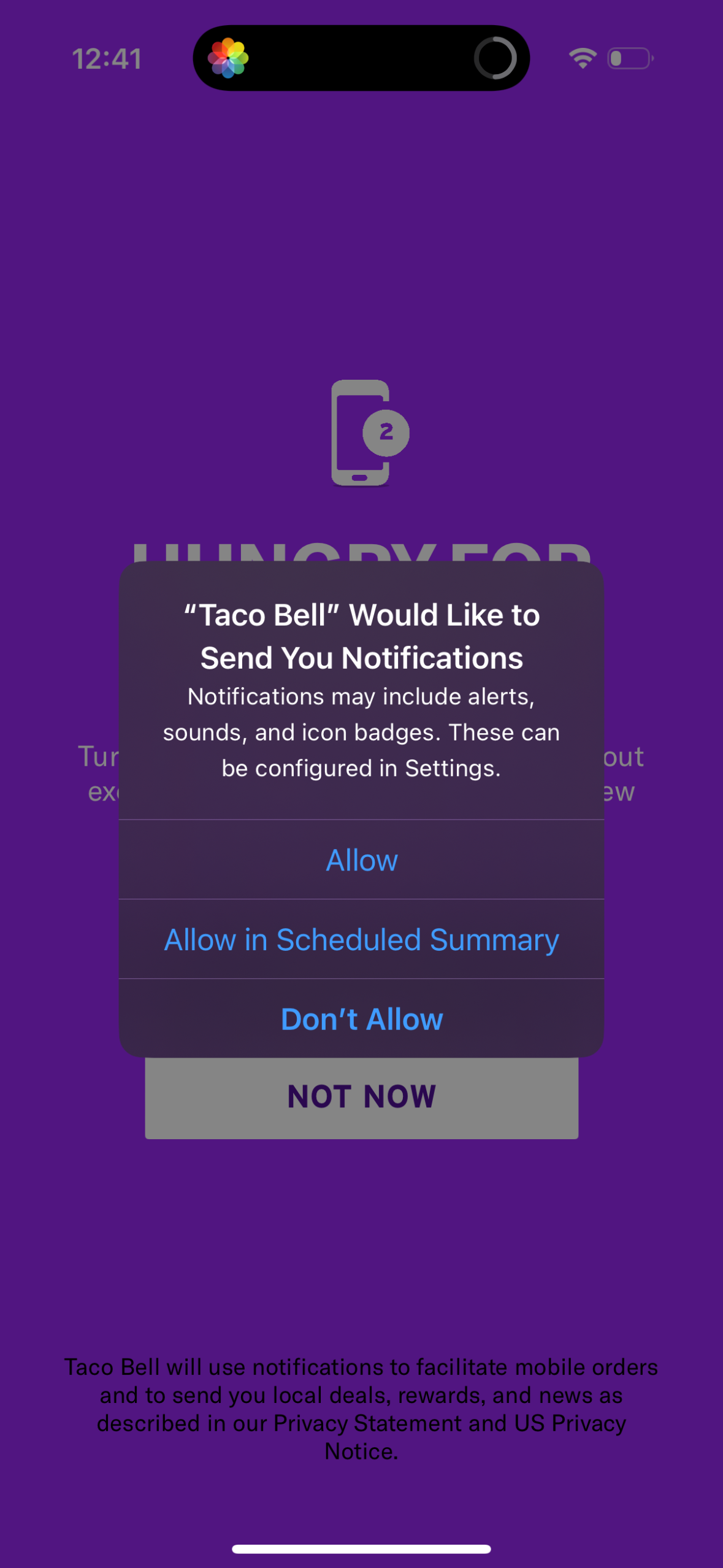 taco-bell app screenshot 21