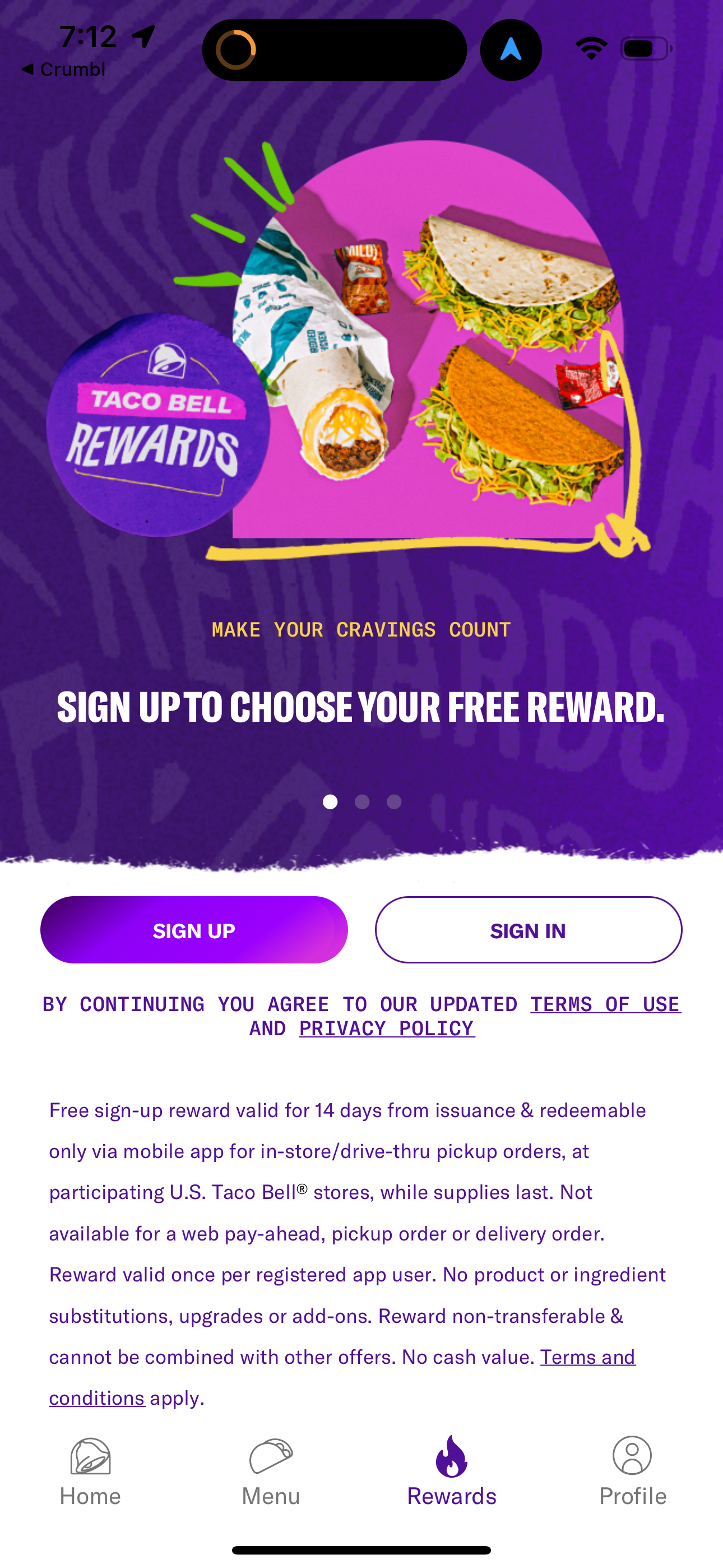 taco-bell app screenshot 64