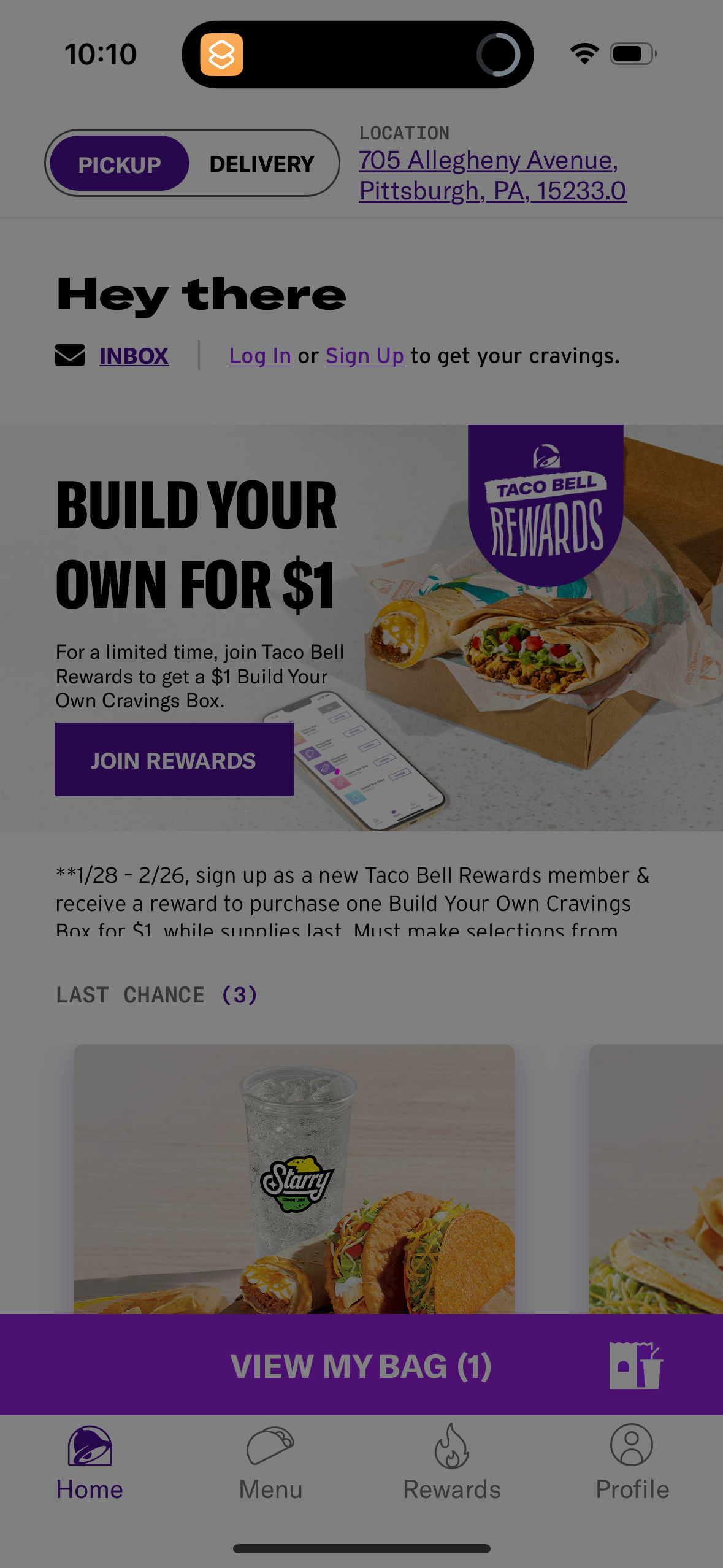 taco-bell app screenshot 57
