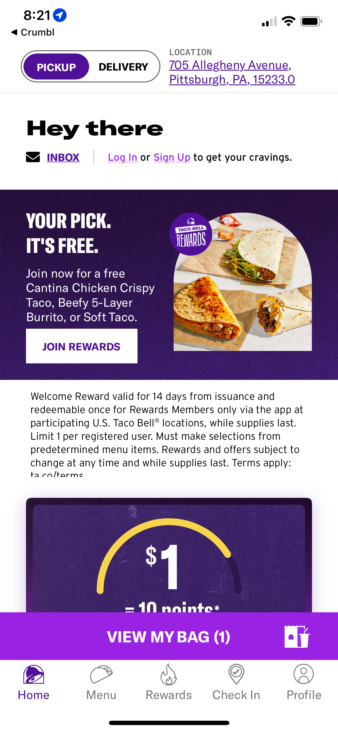 taco-bell app screenshot 43