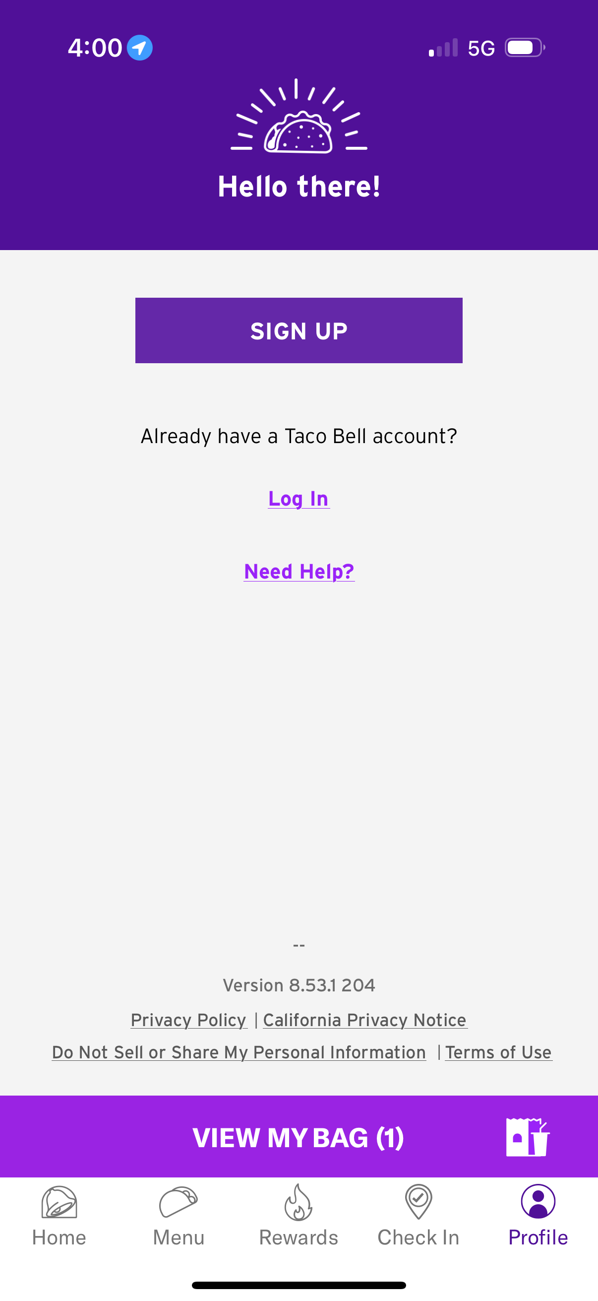 taco-bell app screenshot 37