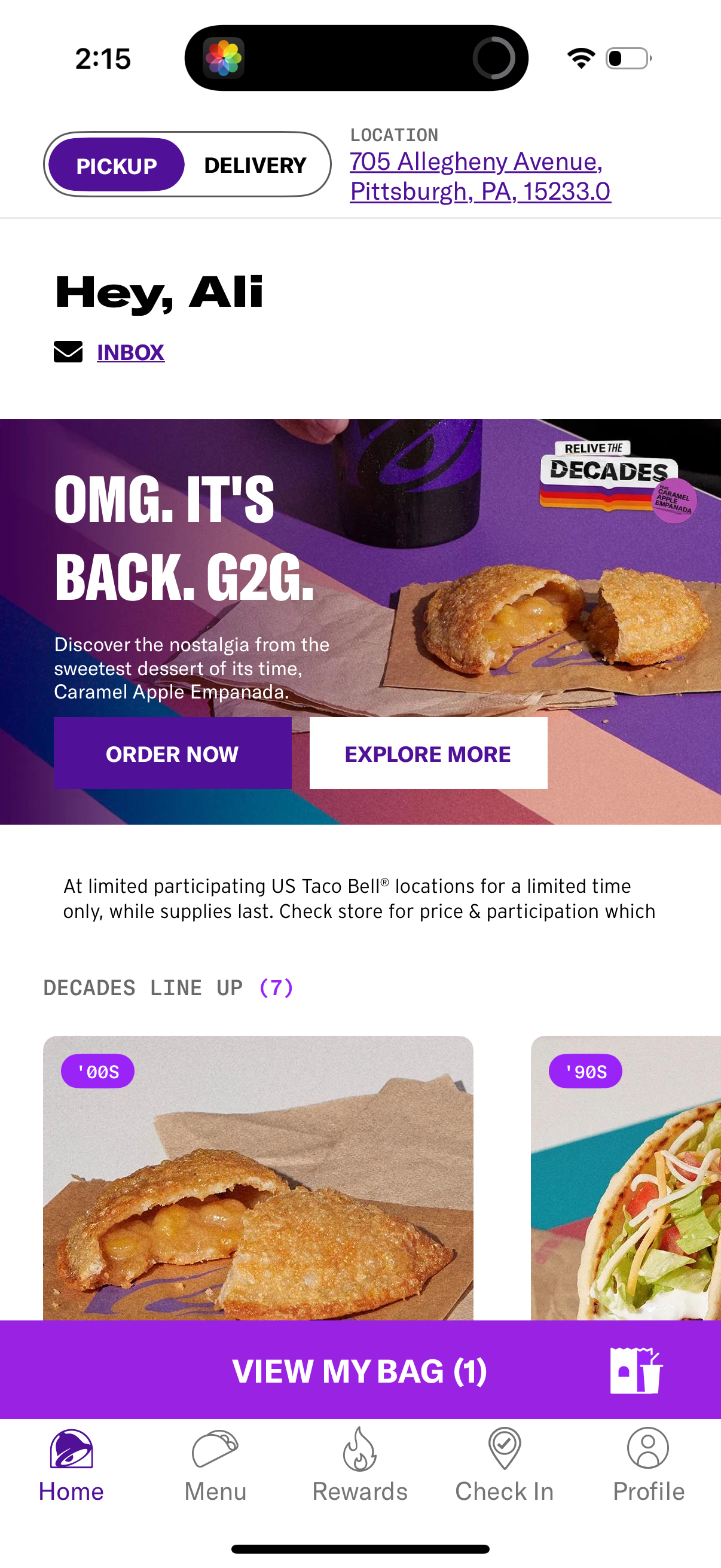 taco-bell app screenshot 27