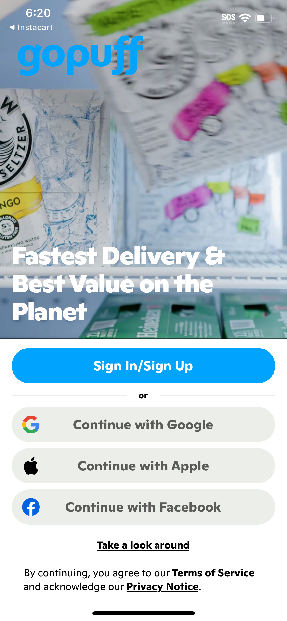 gopuff app screenshot 144