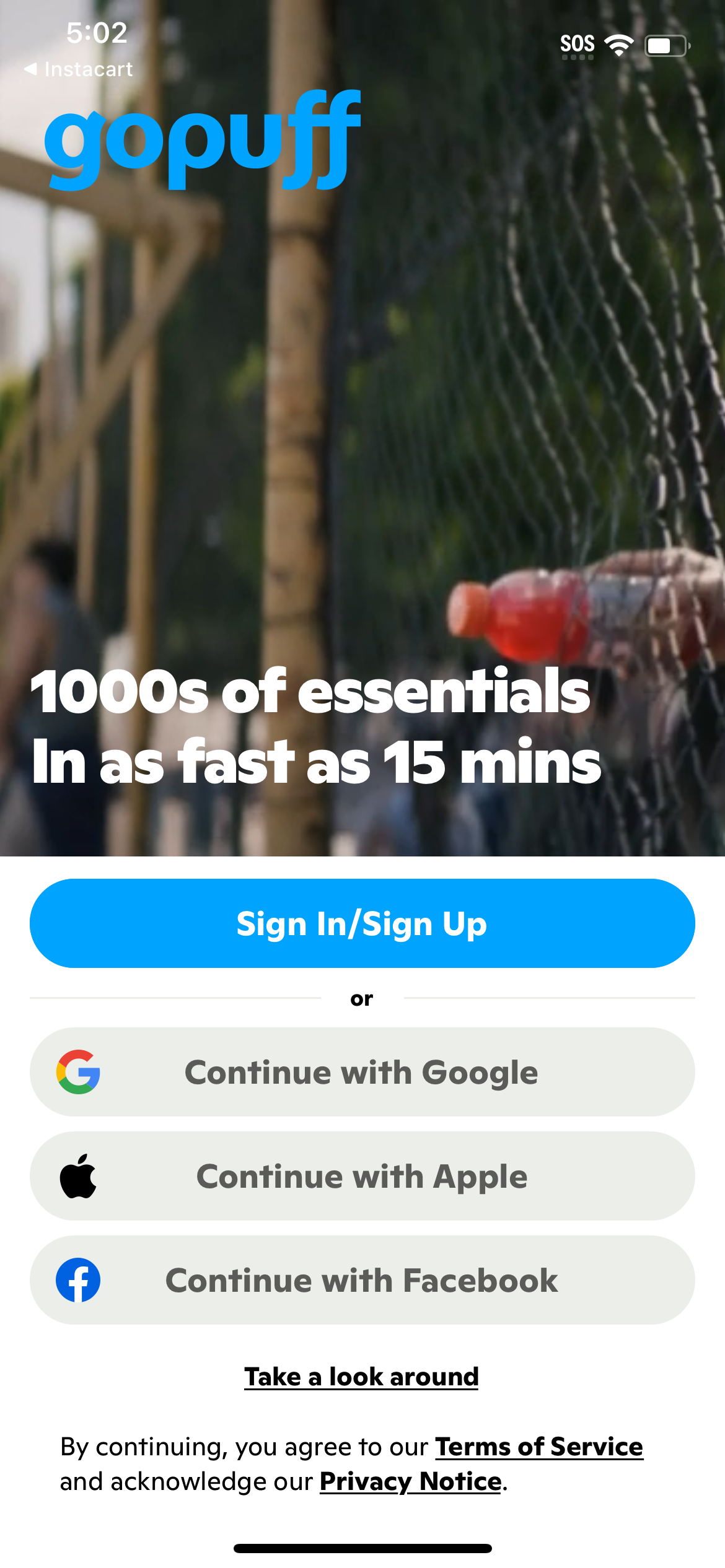 gopuff app screenshot 121