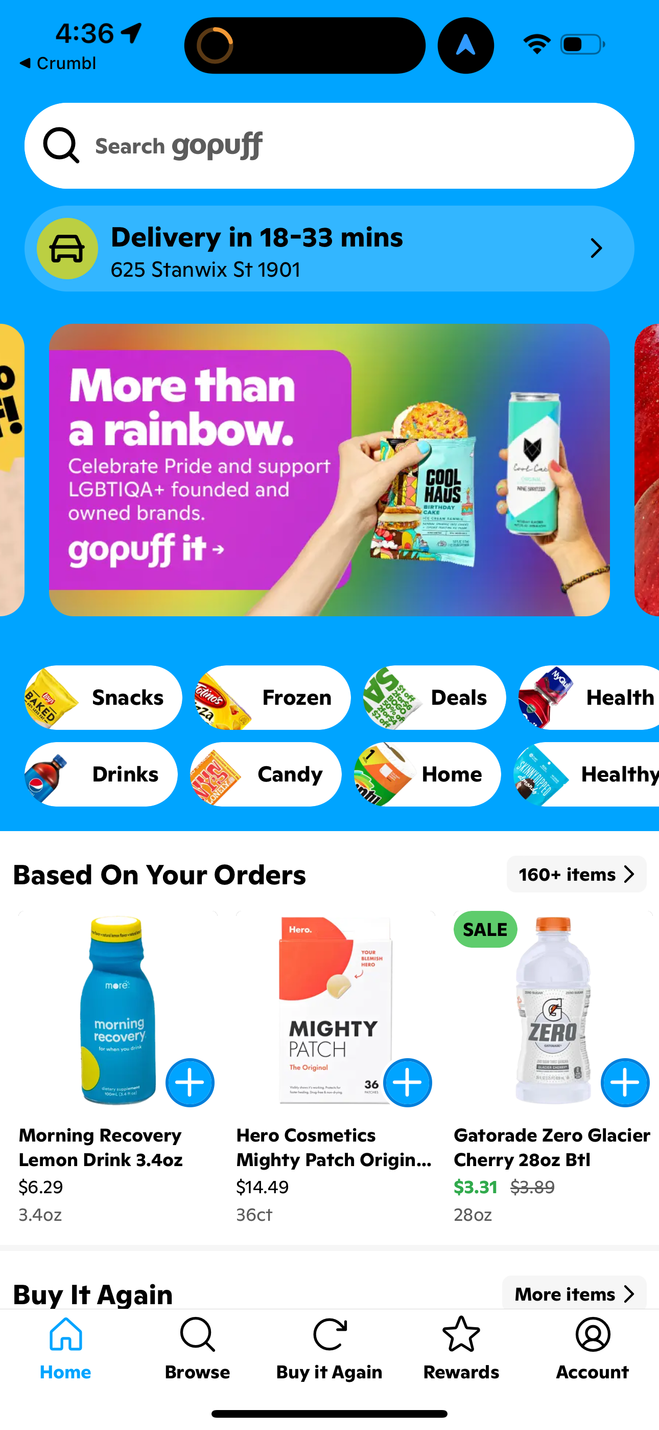 gopuff app screenshot 219