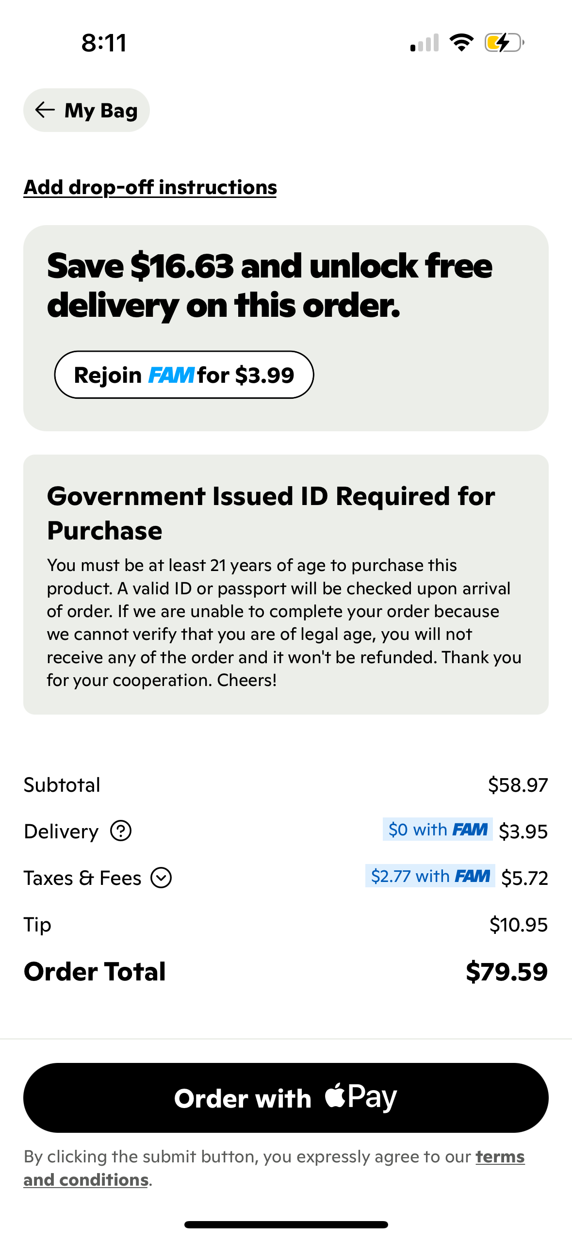 gopuff app screenshot 137