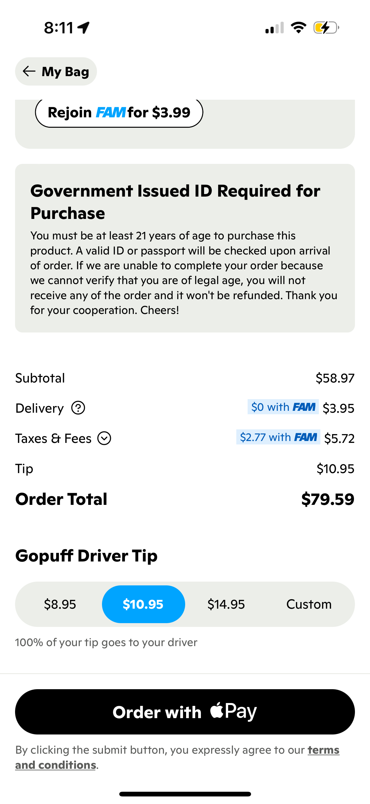 gopuff app screenshot 136
