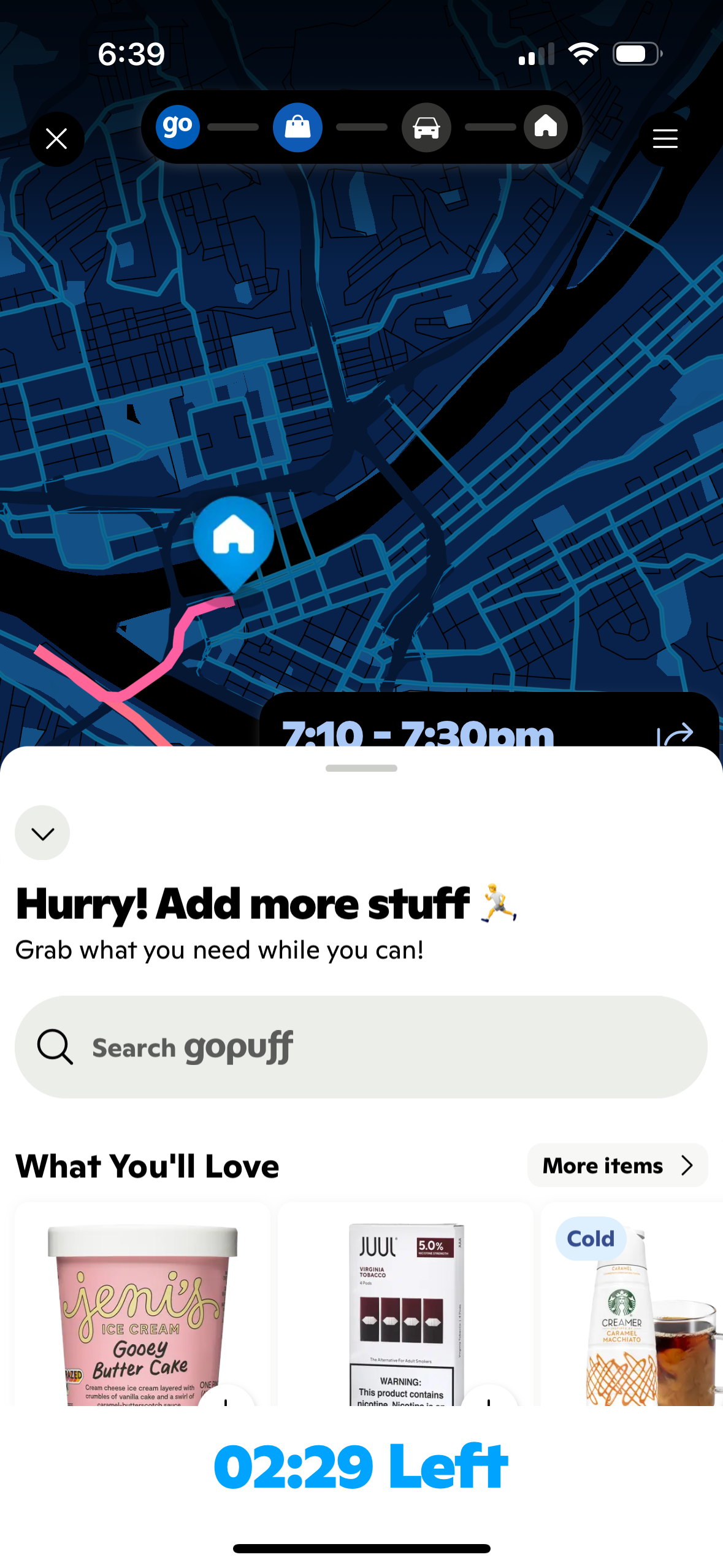 gopuff app screenshot 113
