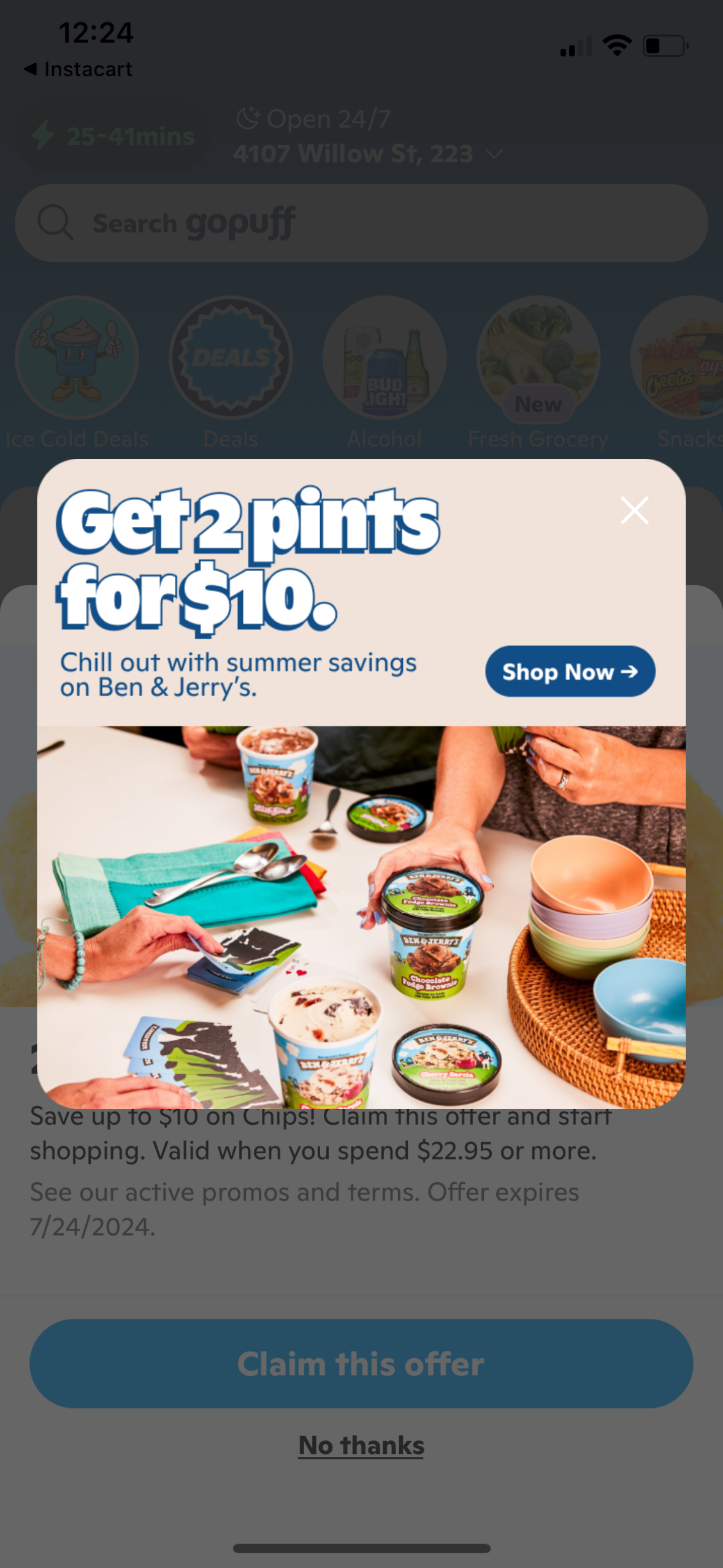 gopuff app screenshot 92