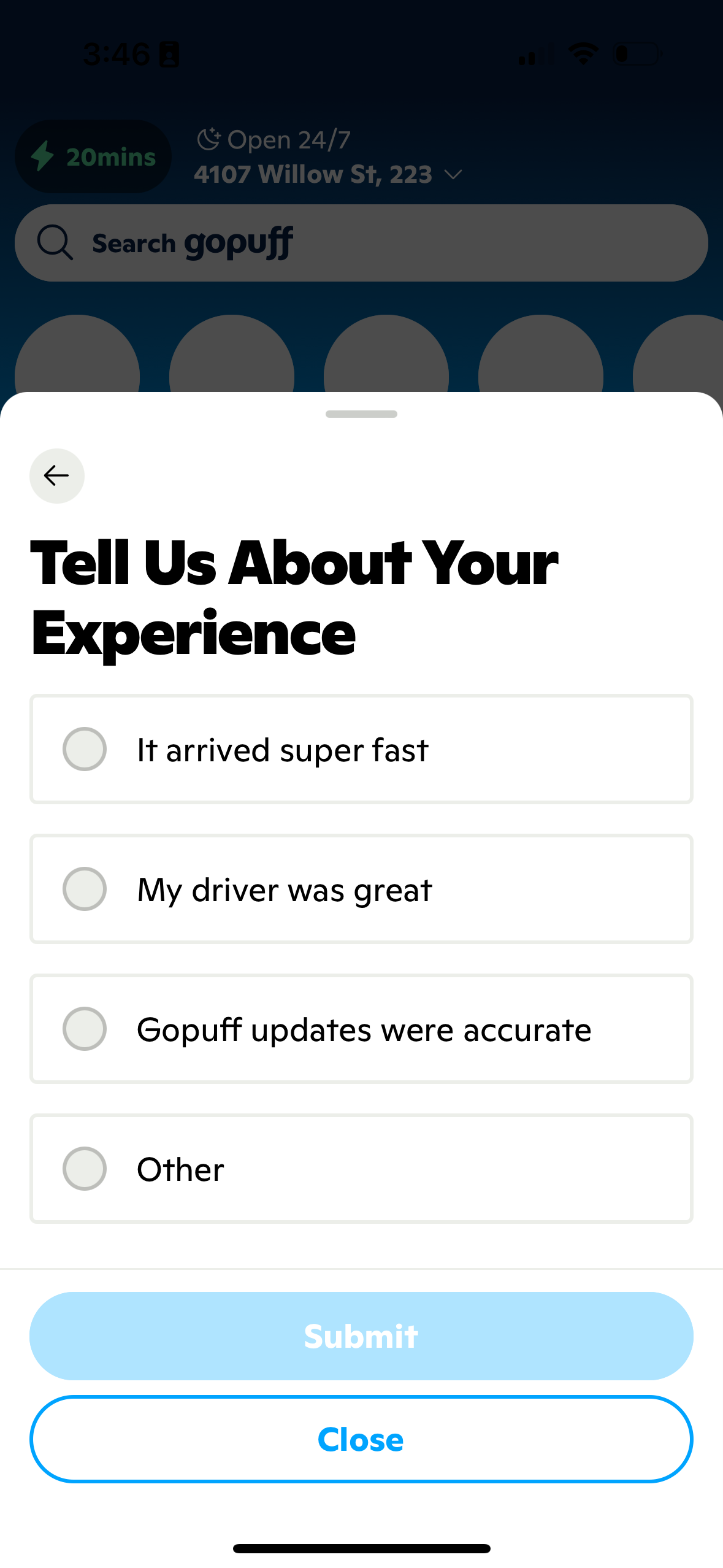 gopuff app screenshot 54