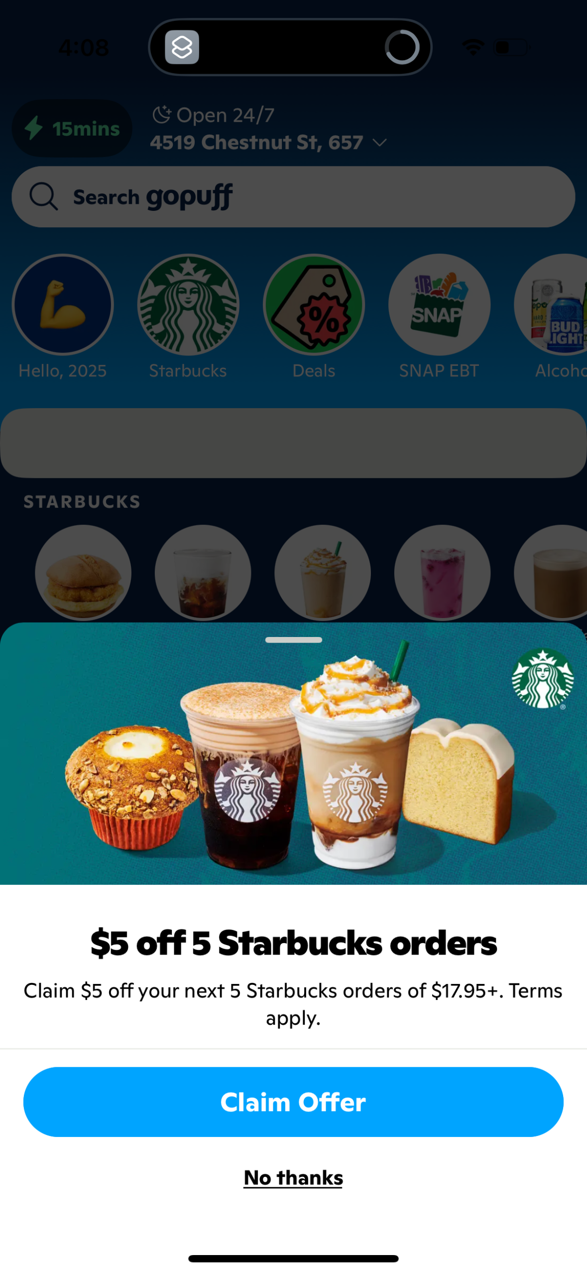 gopuff app screenshot 44
