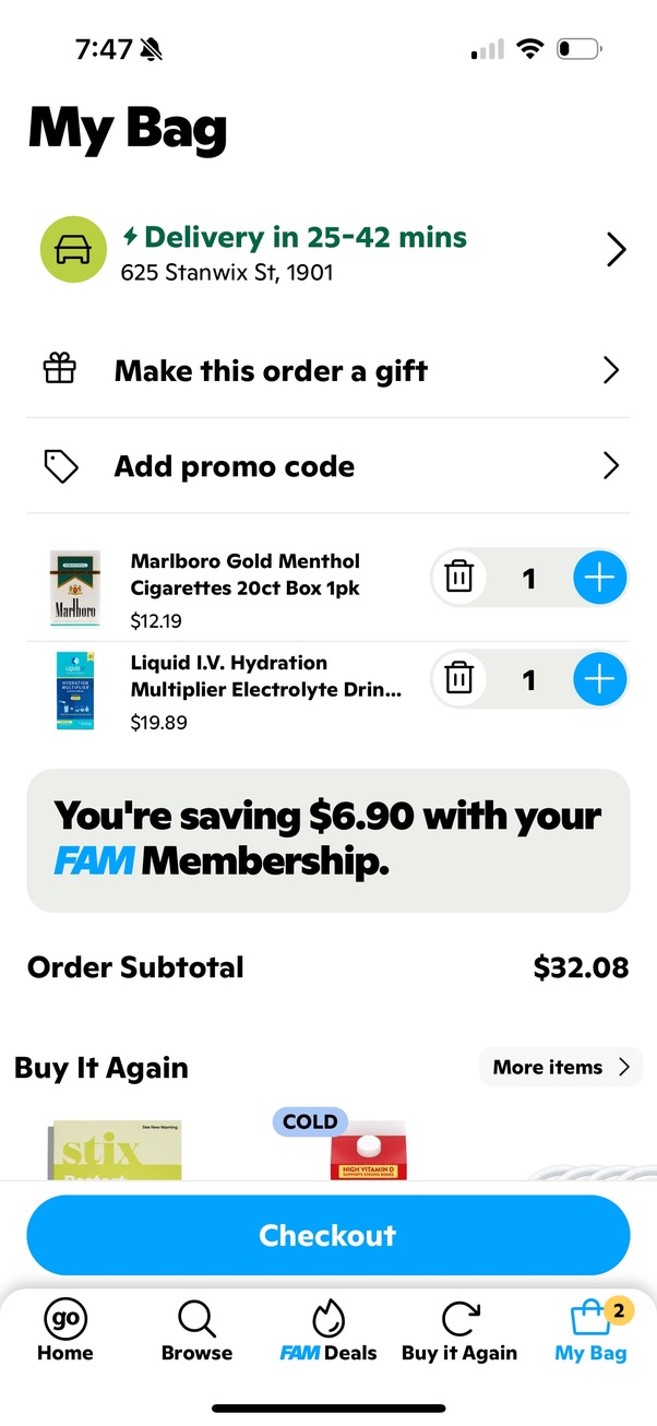 gopuff app screenshot 17