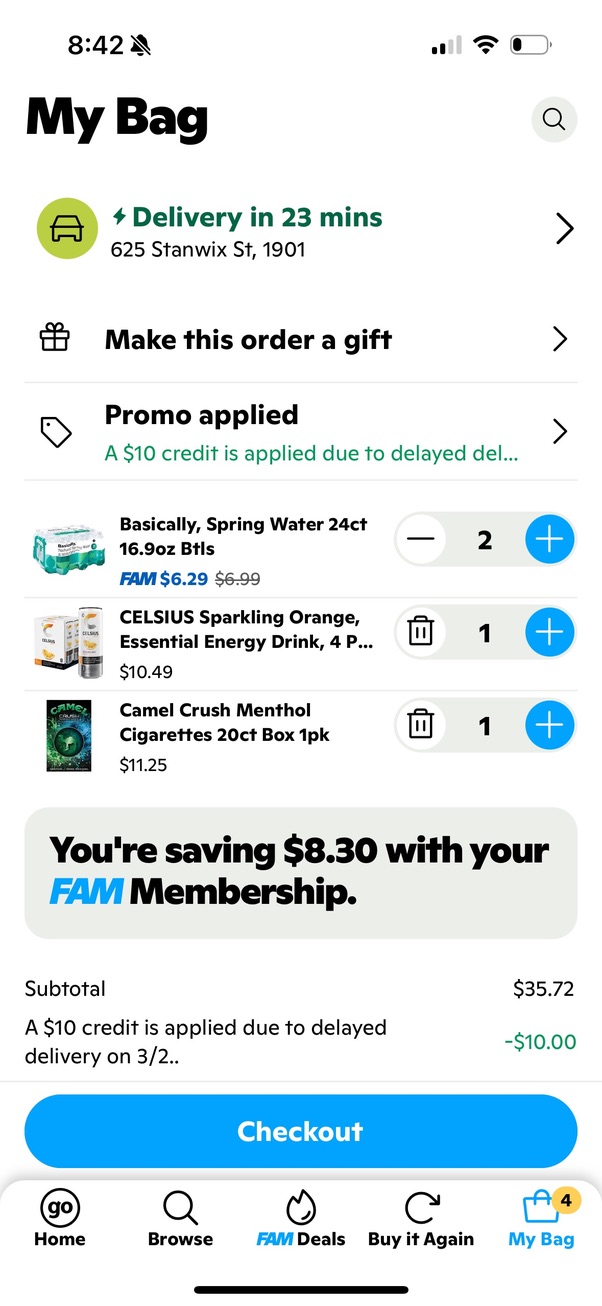 gopuff app screenshot 9