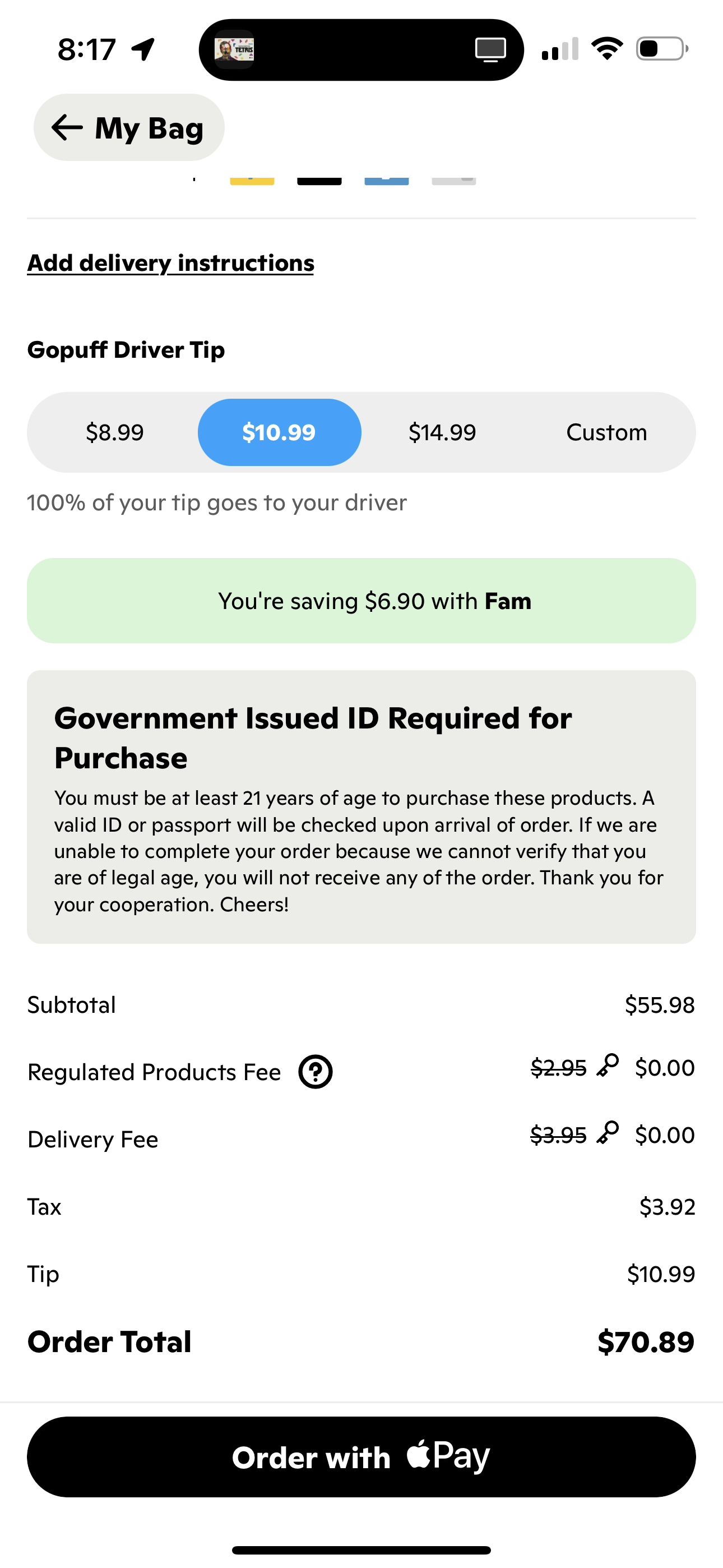 gopuff app screenshot 241