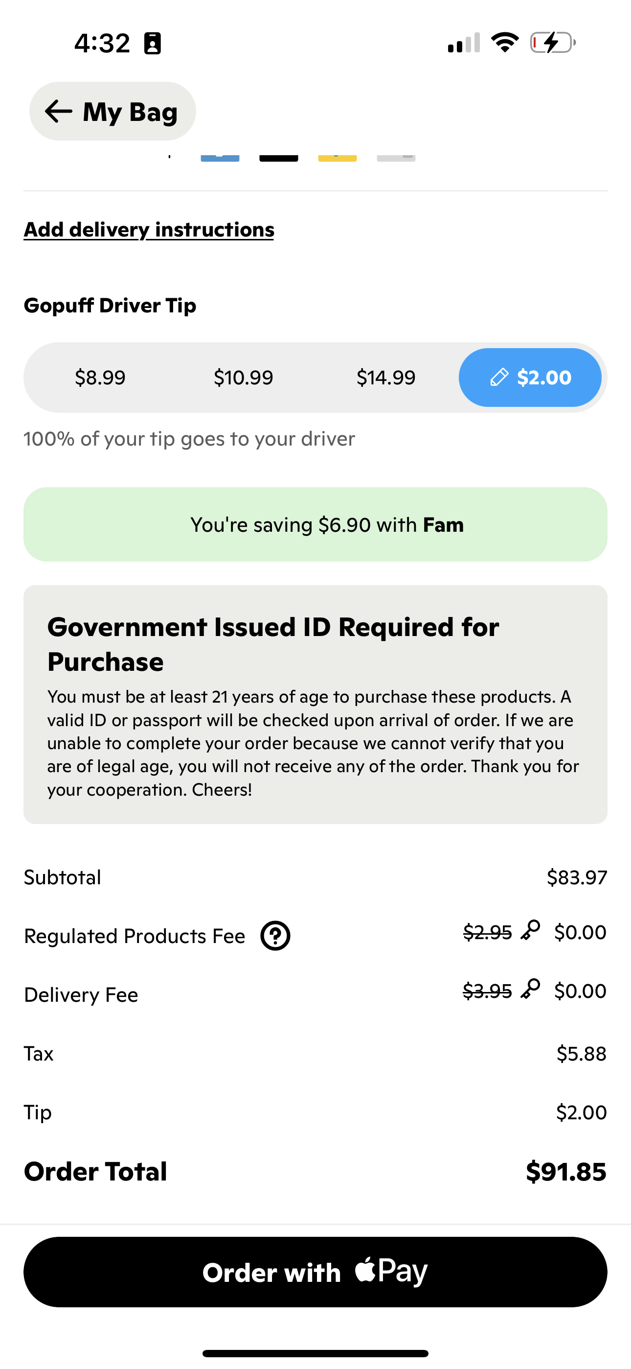 gopuff app screenshot 235