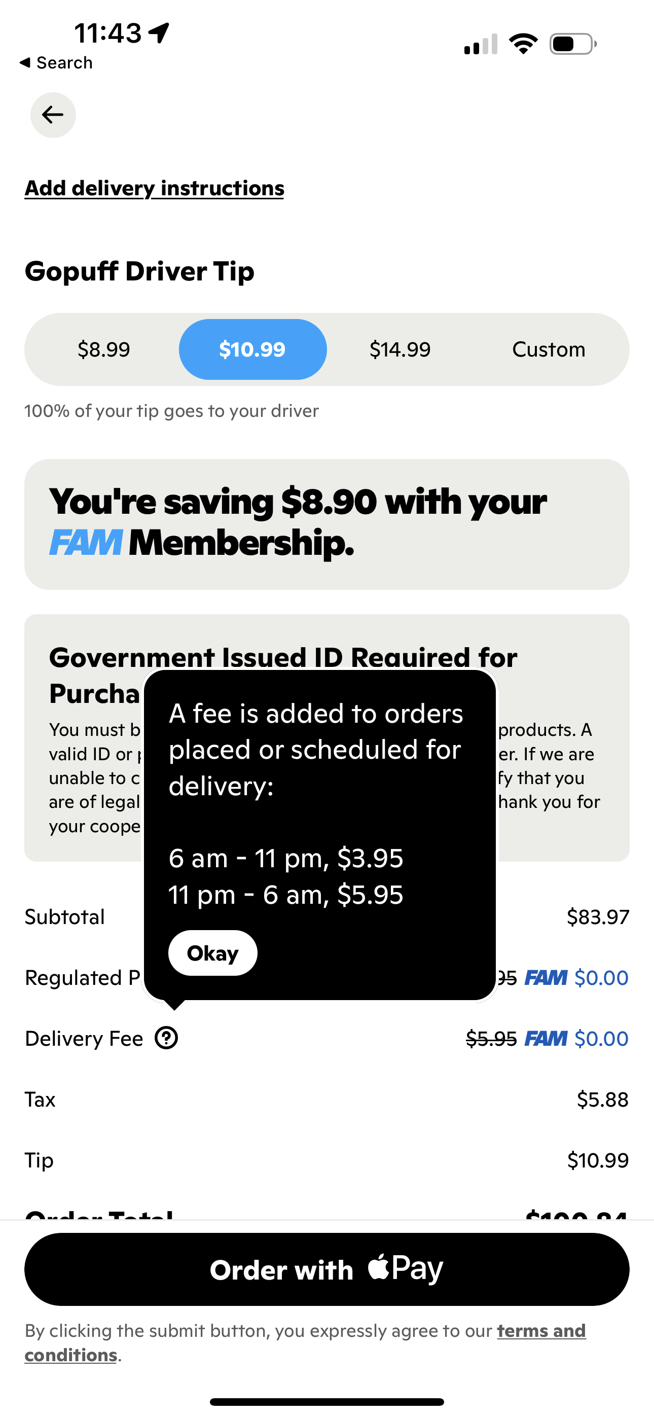 gopuff app screenshot 198