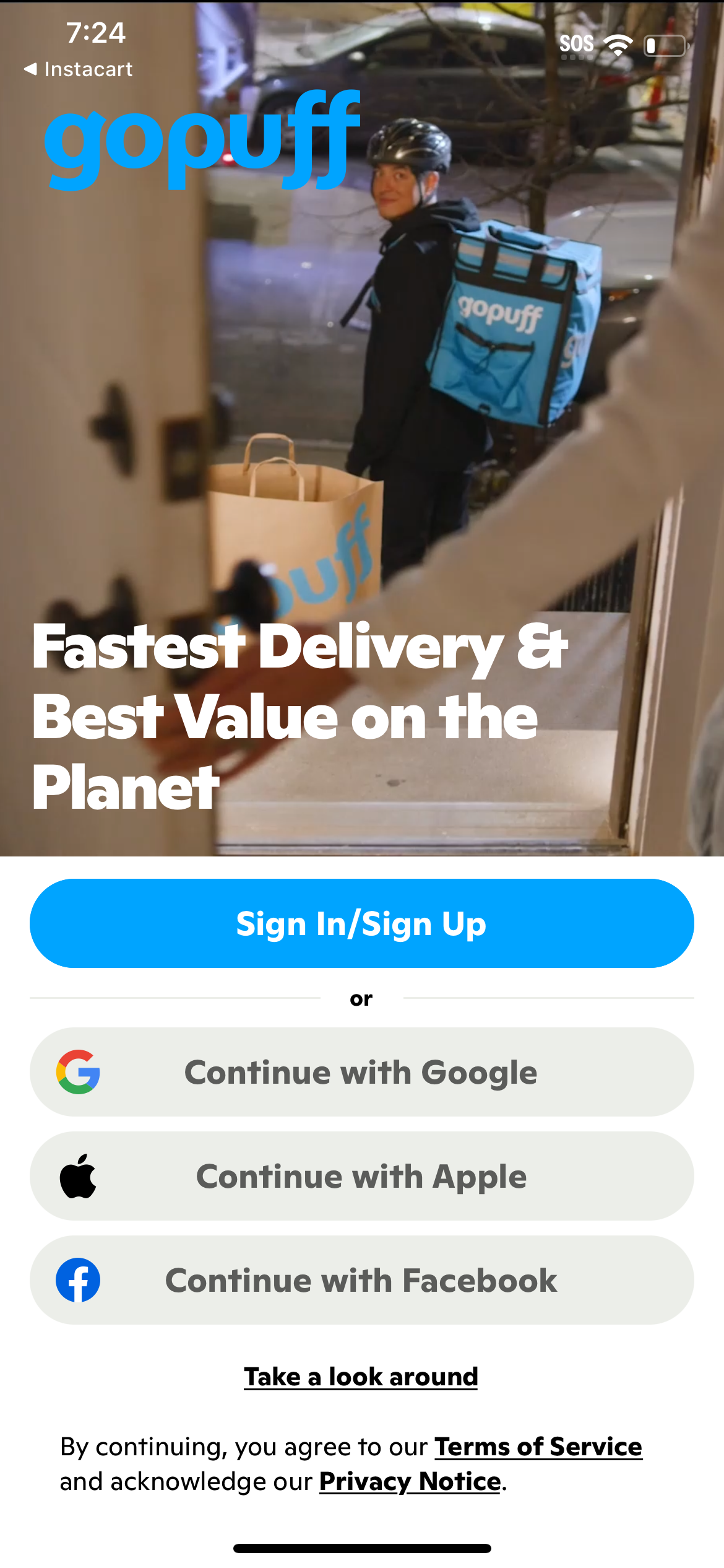 gopuff app screenshot 143