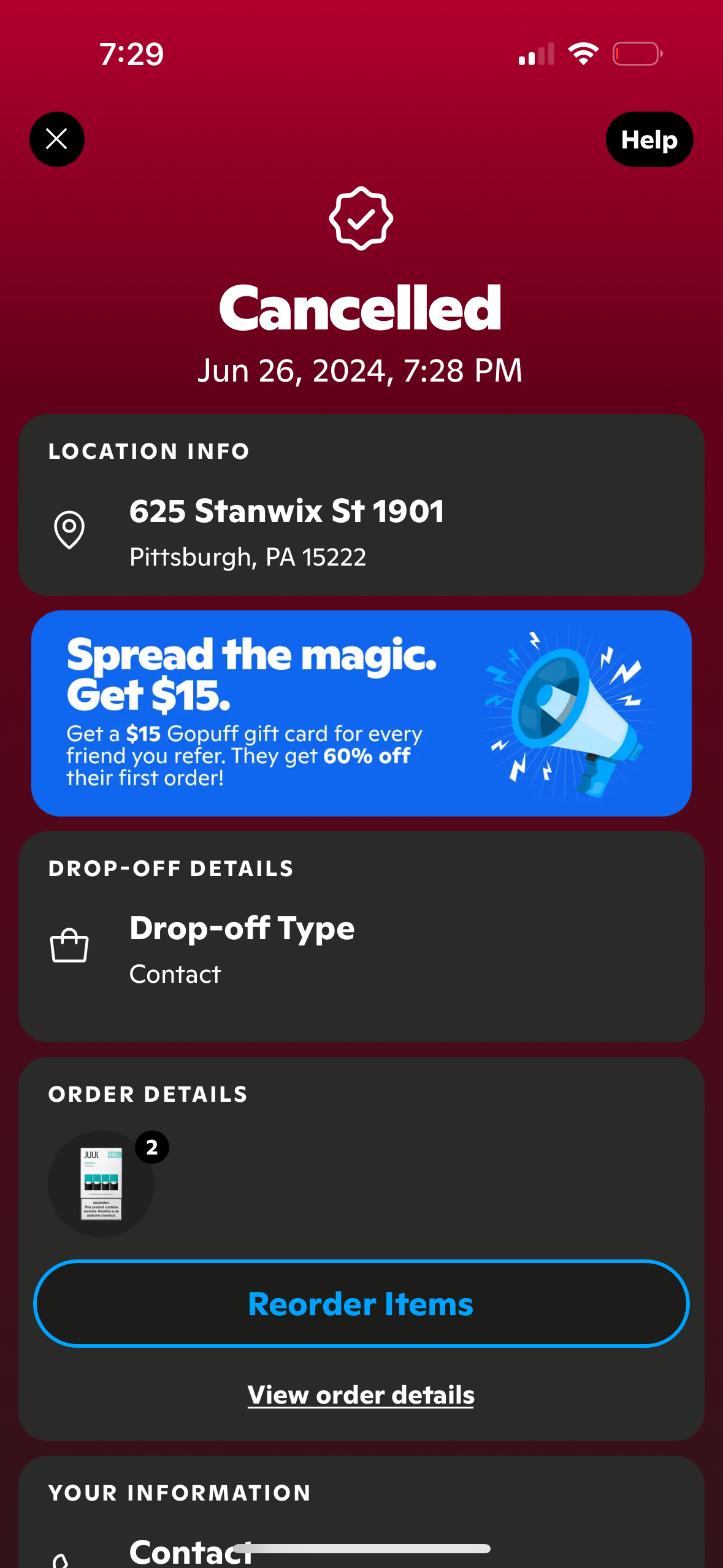 gopuff app screenshot 122