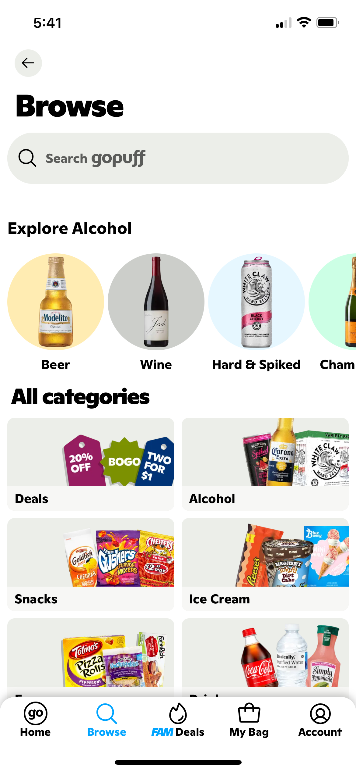 gopuff app screenshot 108