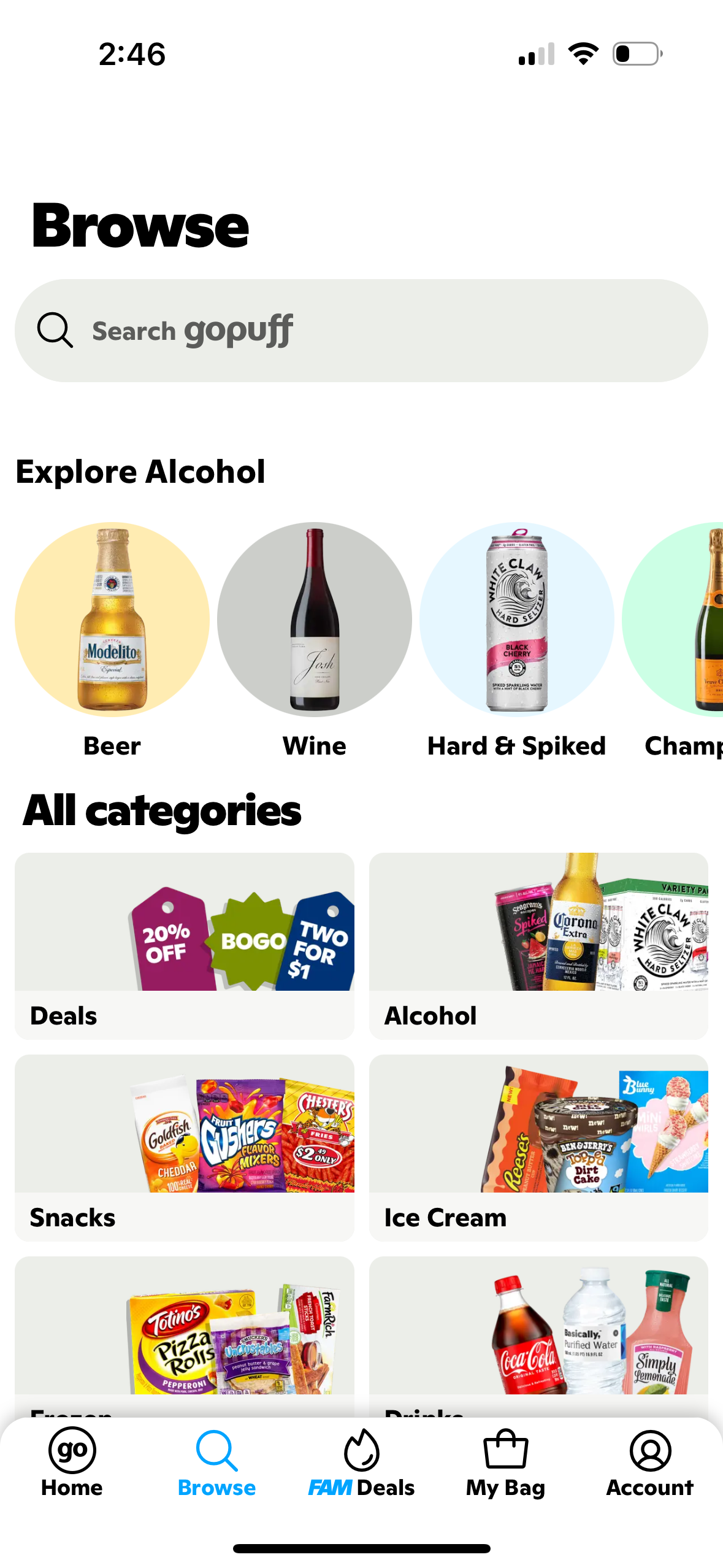 gopuff app screenshot 102