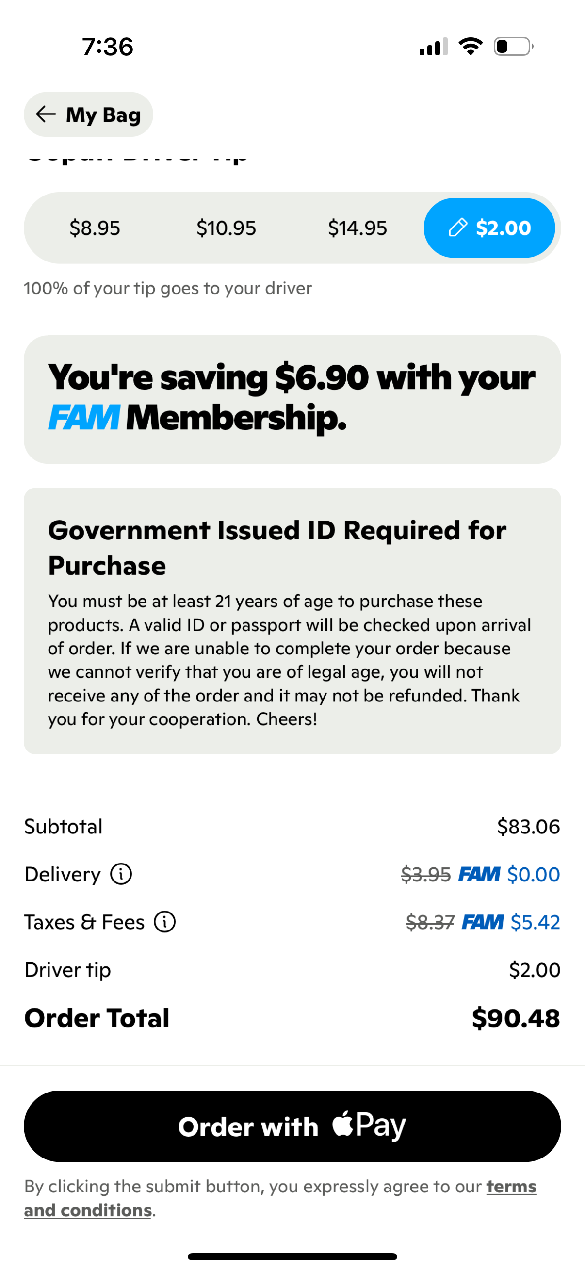 gopuff app screenshot 70